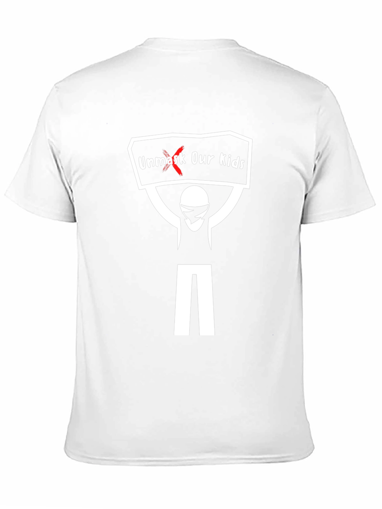 Unmask Our Kids Graphic Tee - Black