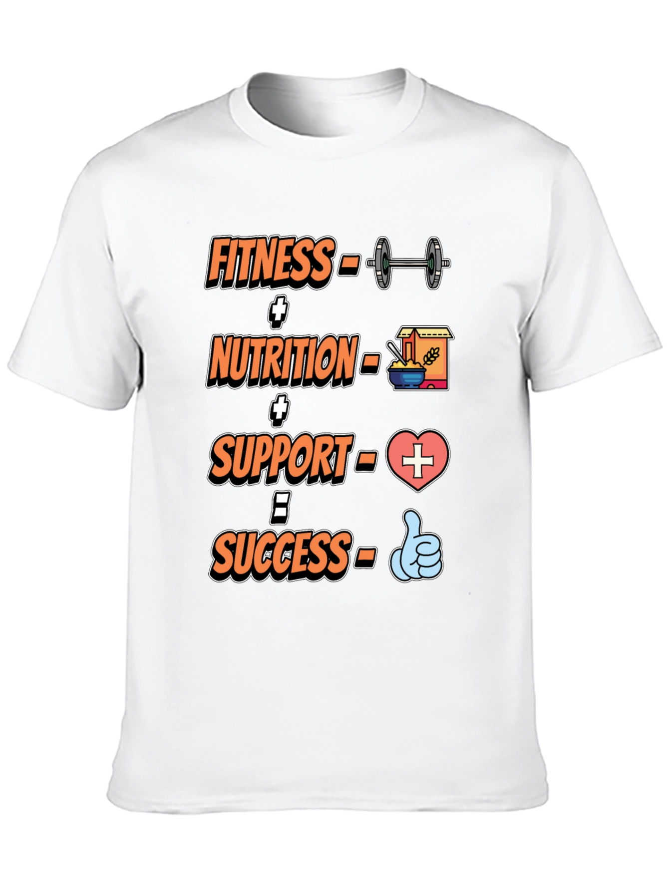 Fitness Nutrition Support T-Shirt