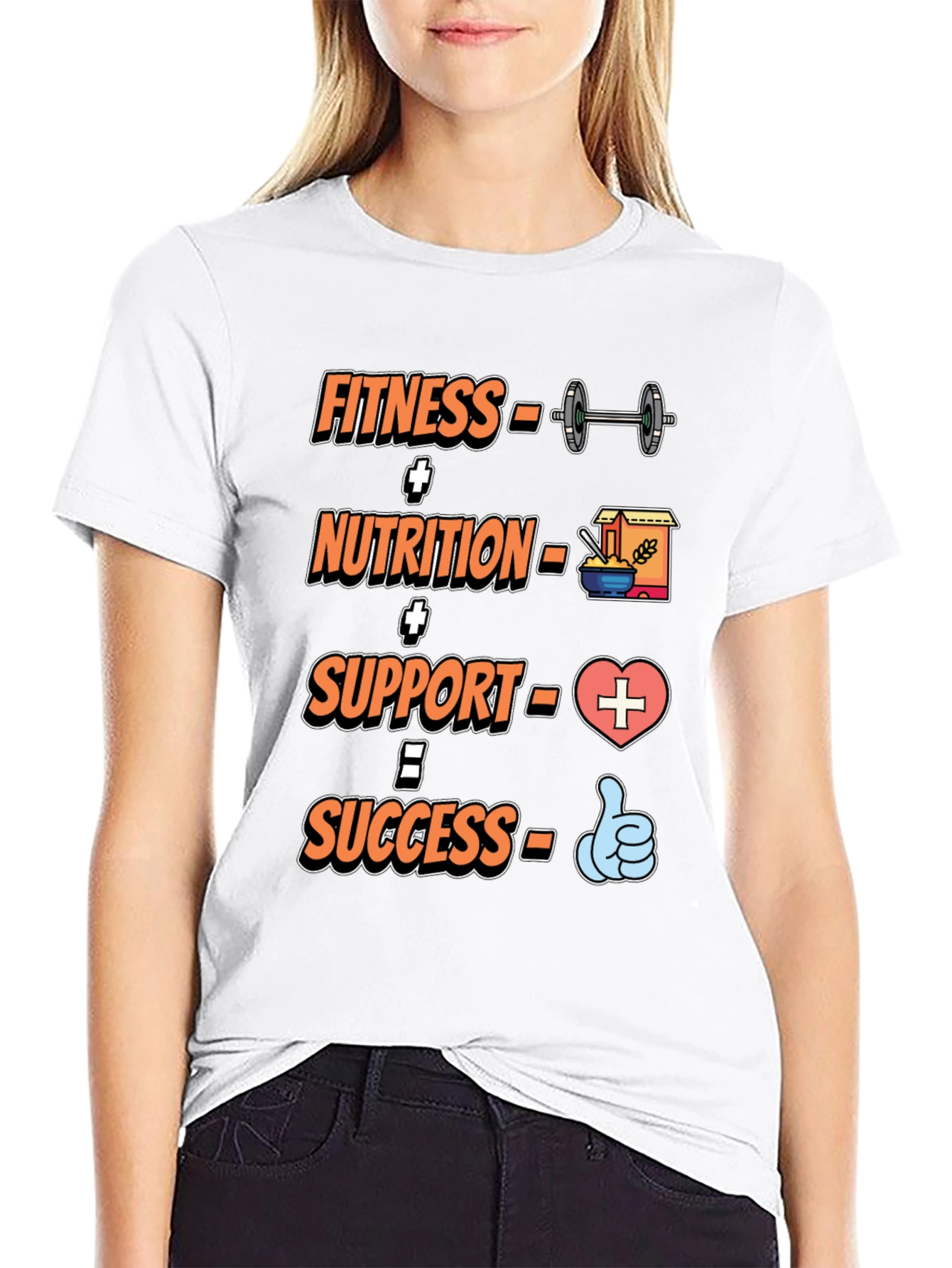 Fitness Nutrition Support T-Shirt