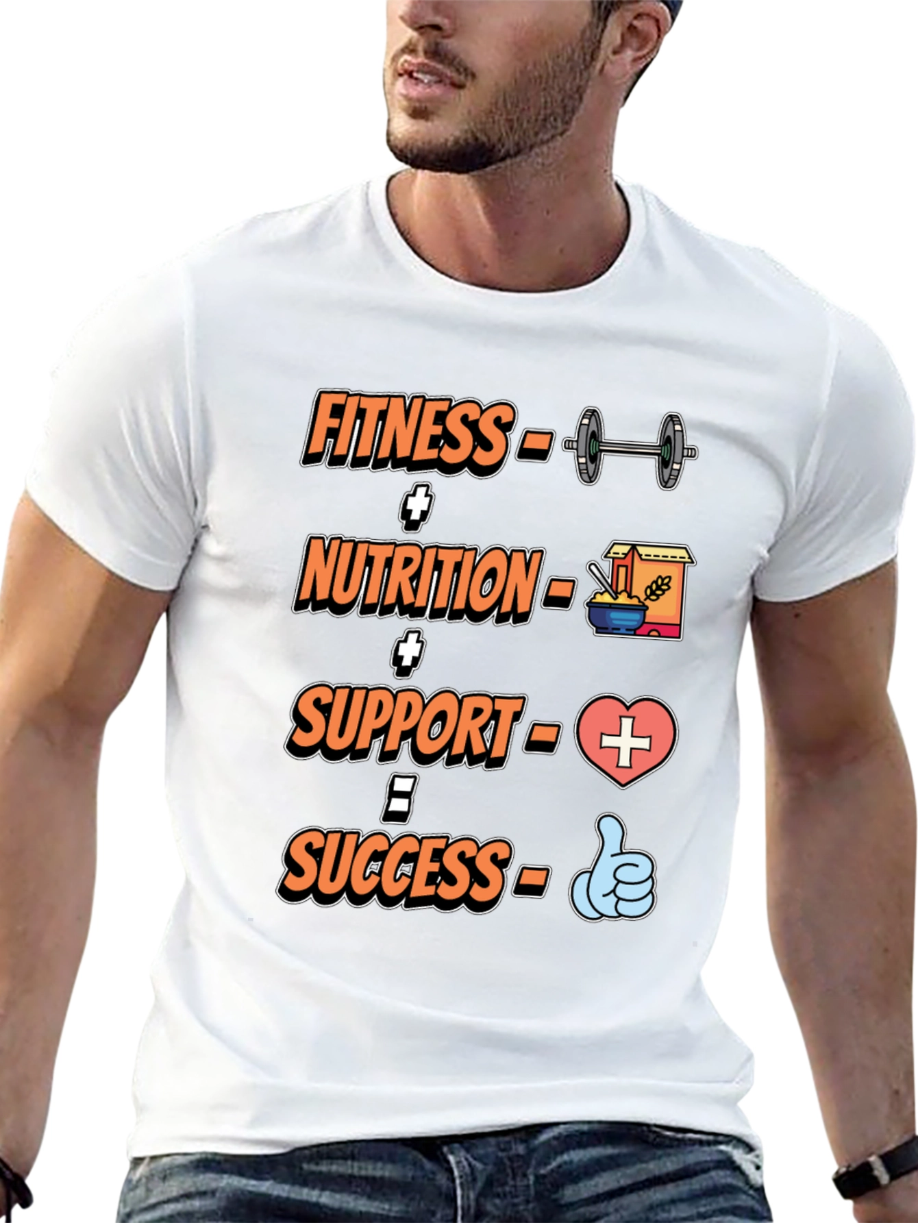 Fitness Nutrition Support T-Shirt