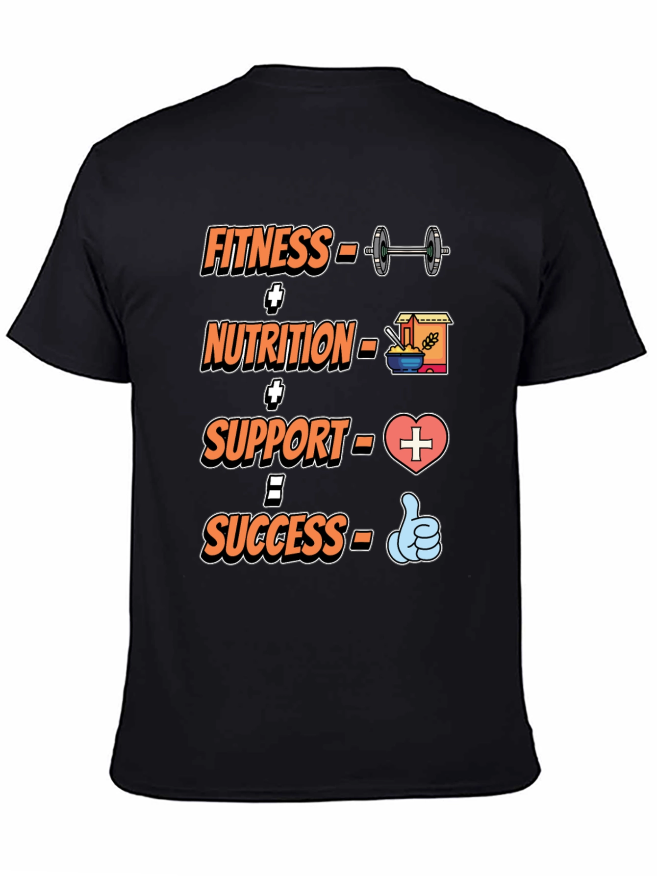 Fitness Nutrition Support T-Shirt