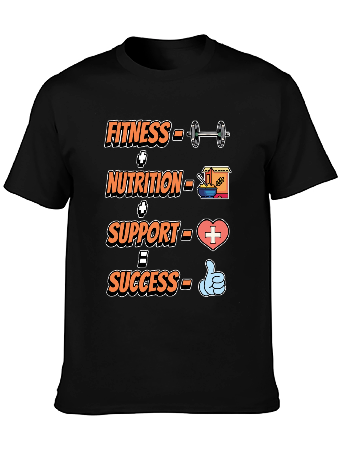 Fitness Nutrition Support T-Shirt