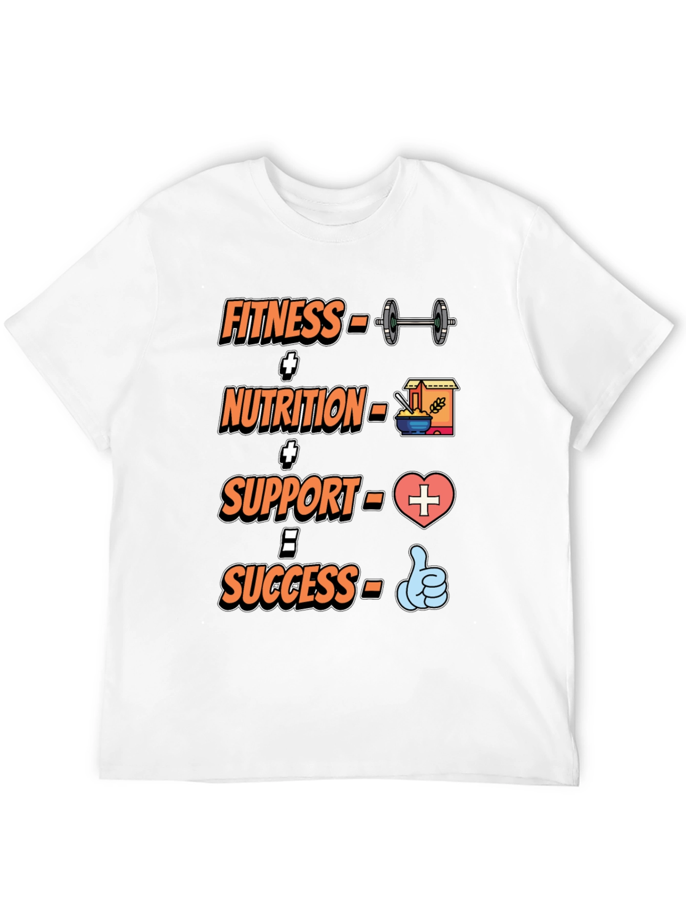 Fitness Nutrition Support T-Shirt