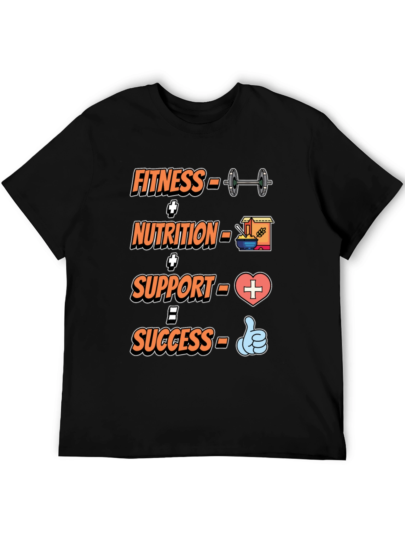 Fitness Nutrition Support T-Shirt