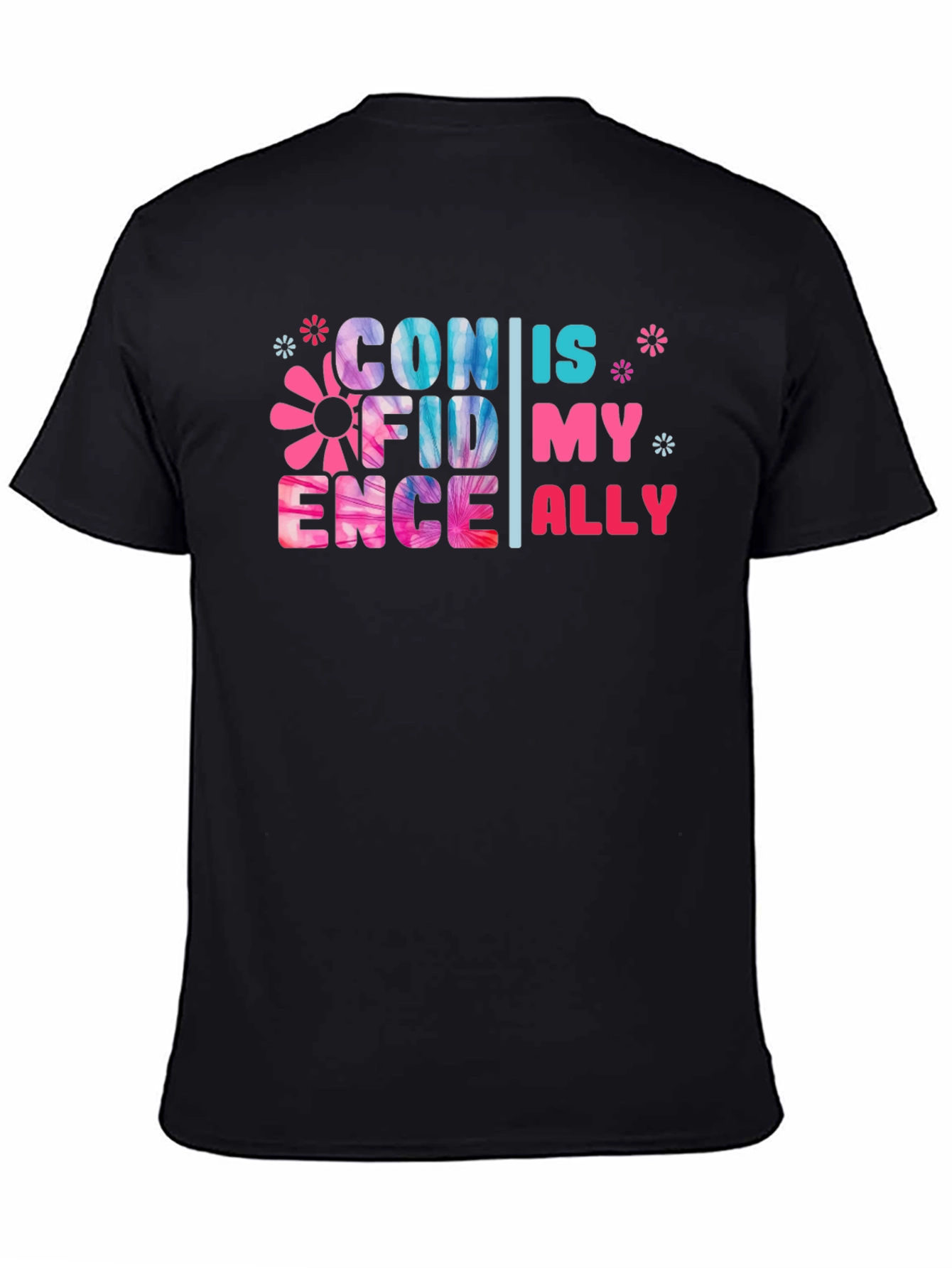 Confidence is My Ally Black Graphic Tee