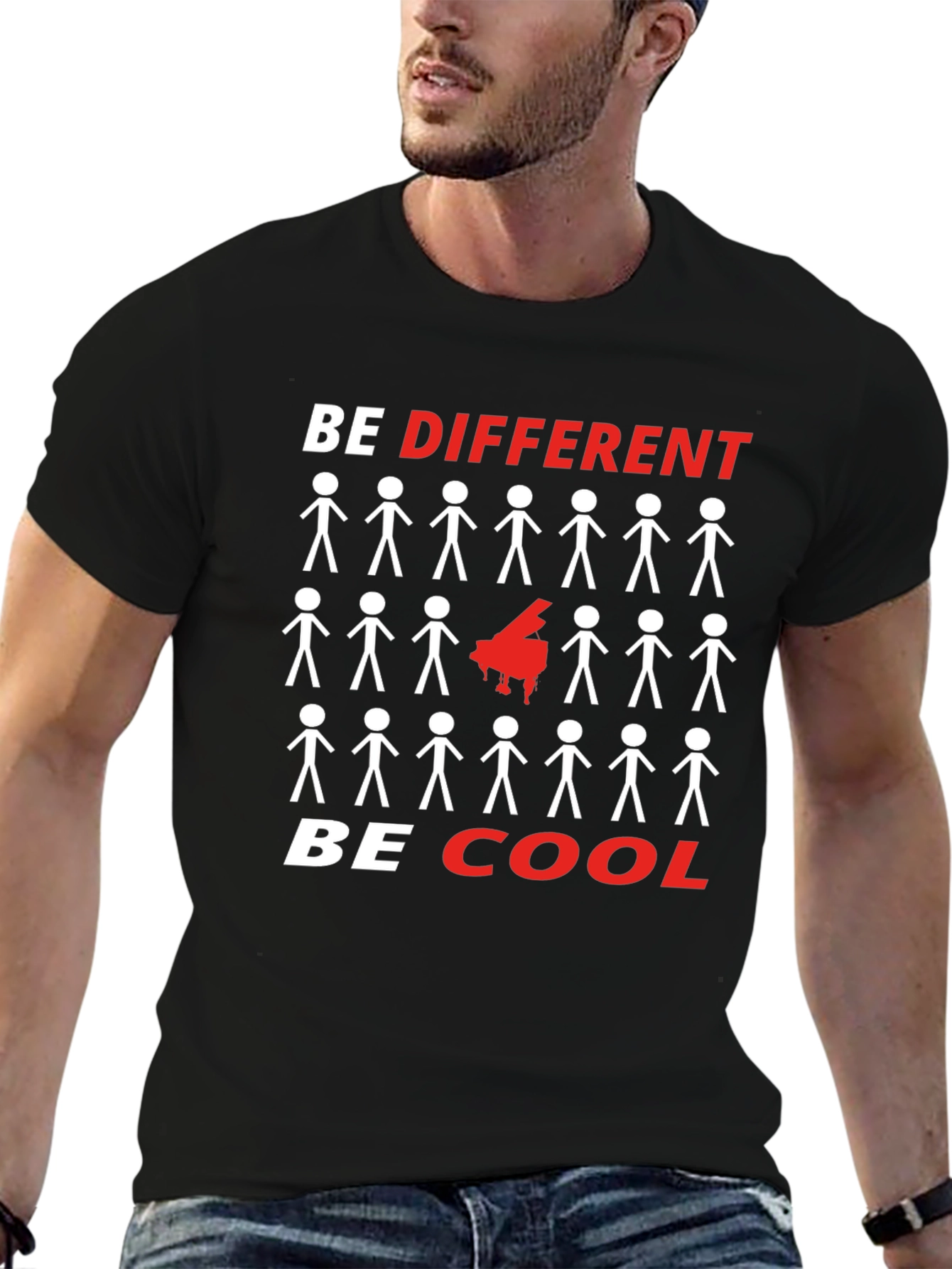 Be Different Be Cool Graphic Tee