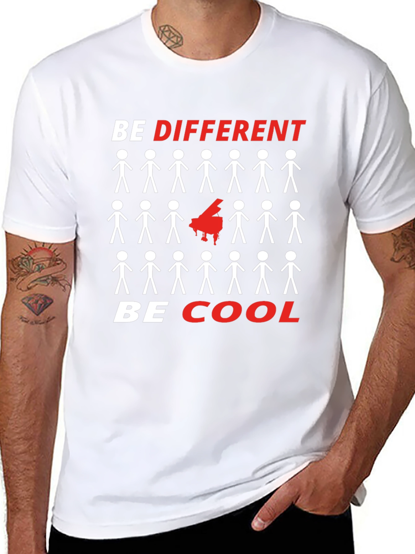Be Different Be Cool Graphic Tee