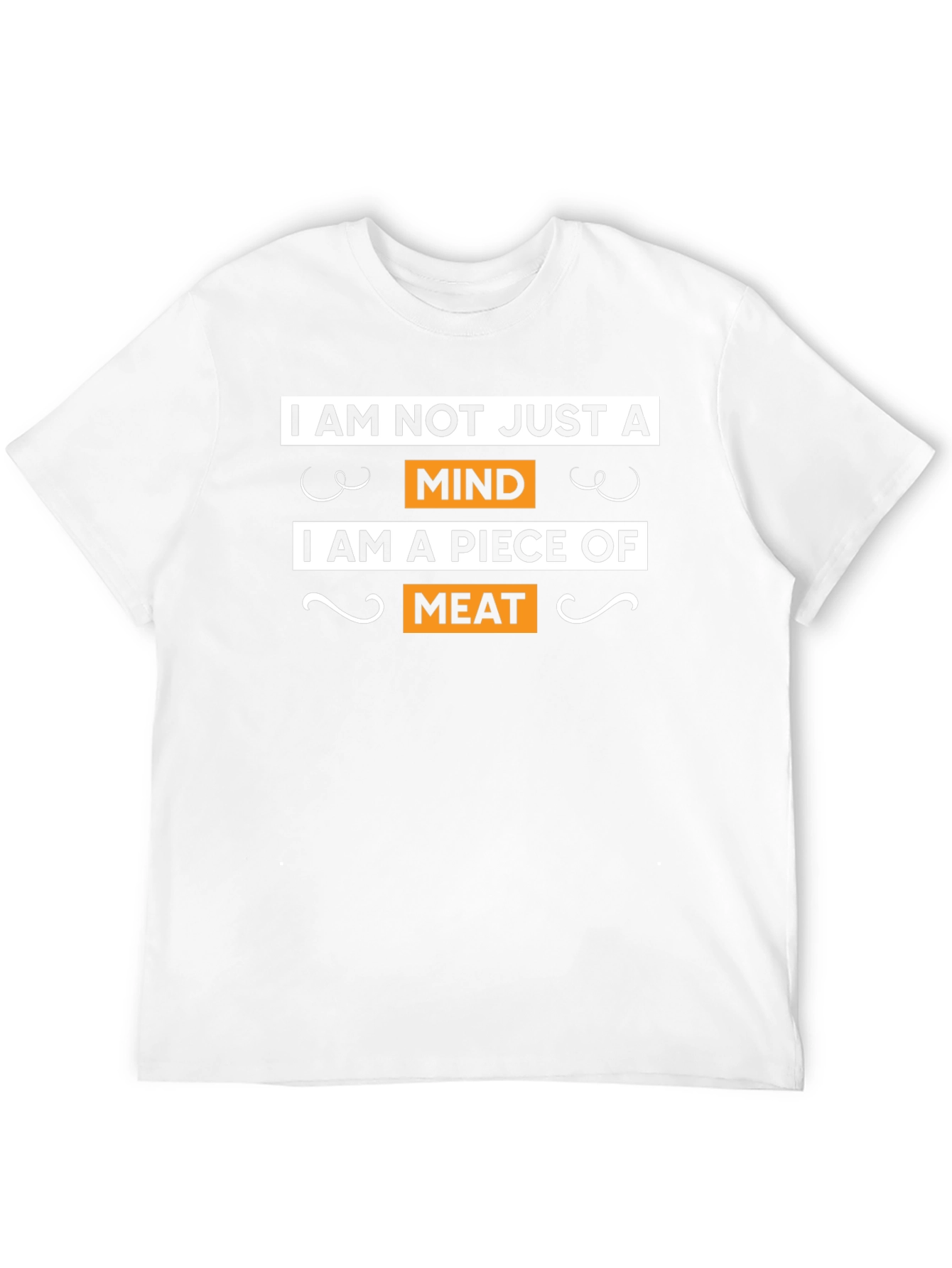 Humorous Mind & Meat Black Graphic T-Shirt