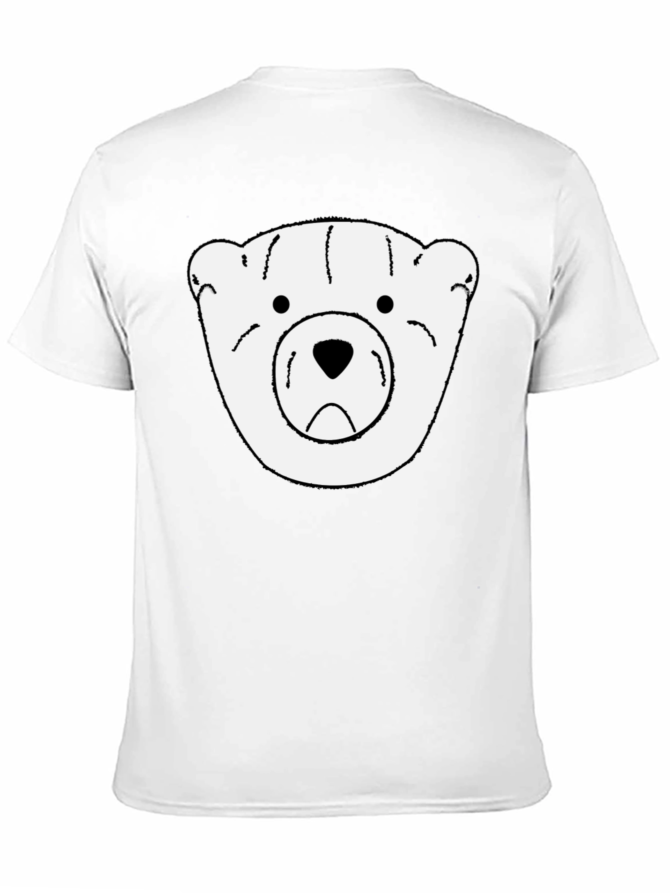 Bear Graphic Black T-Shirt - Soft & Stylish