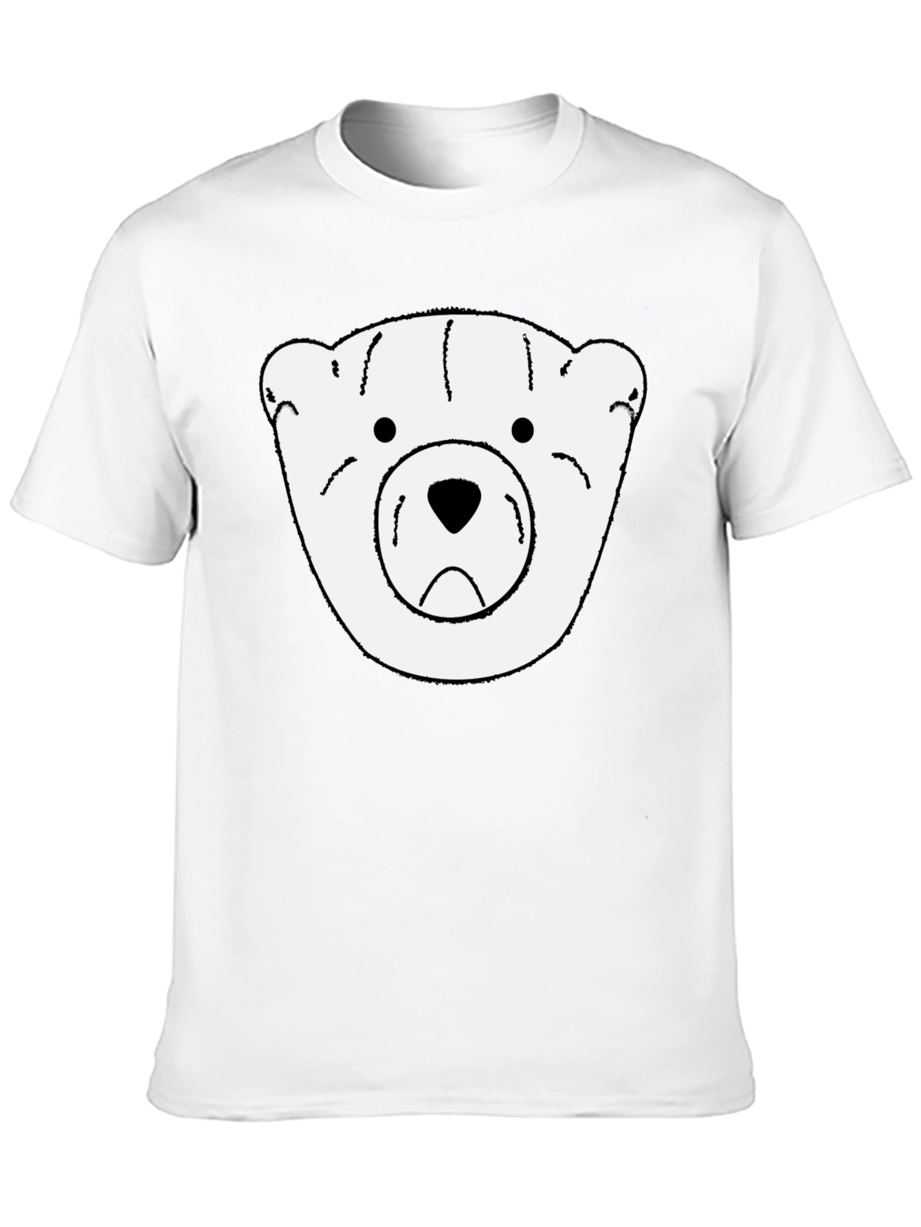 Bear Graphic Black T-Shirt - Soft & Stylish