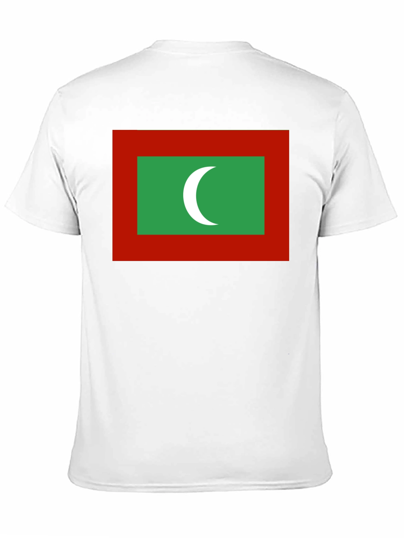 Maldives Flag T-Shirt - Black Cotton Tee
