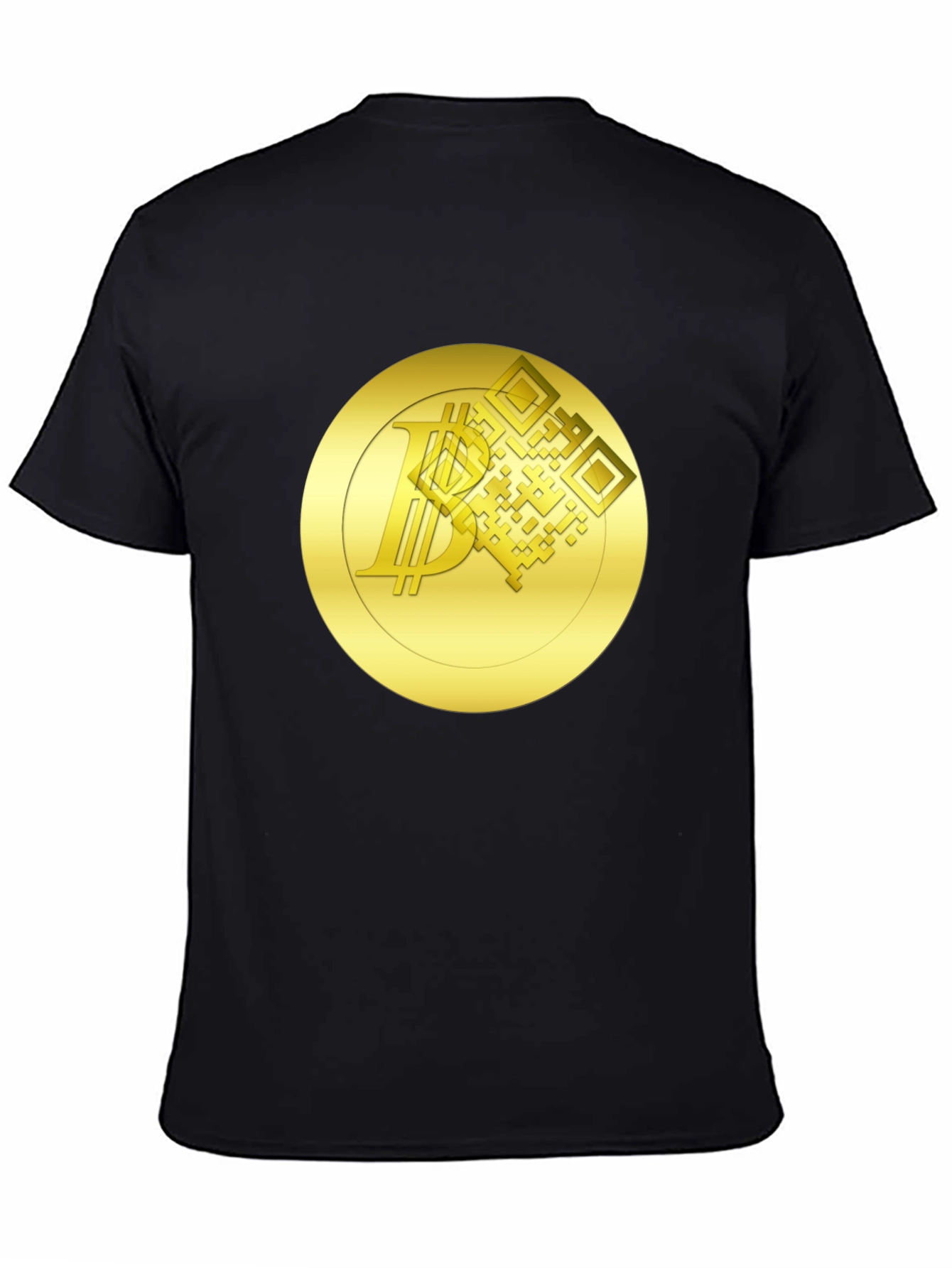 Bitcoin QR Code Graphic Tee - Crypto Fashion