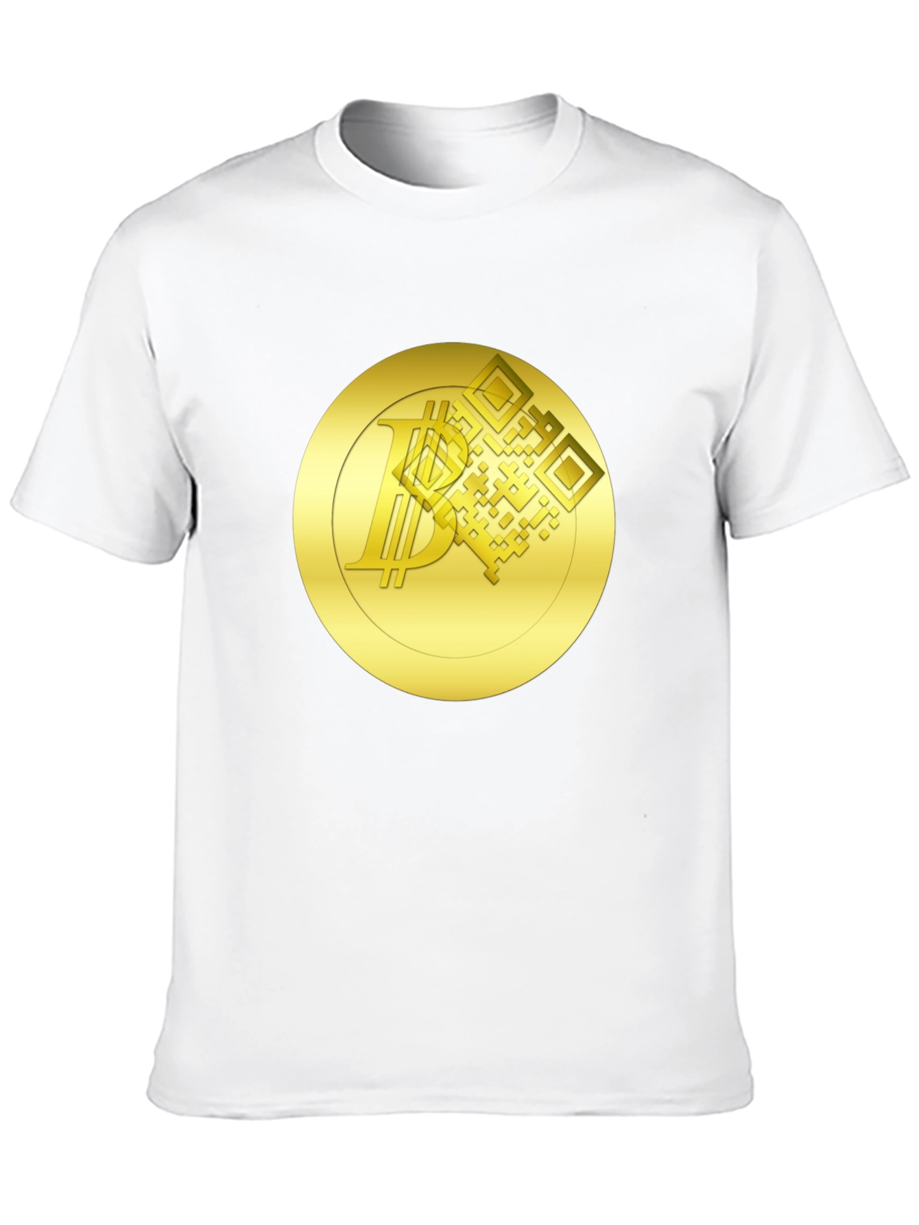 Bitcoin QR Code Graphic Tee - Crypto Fashion