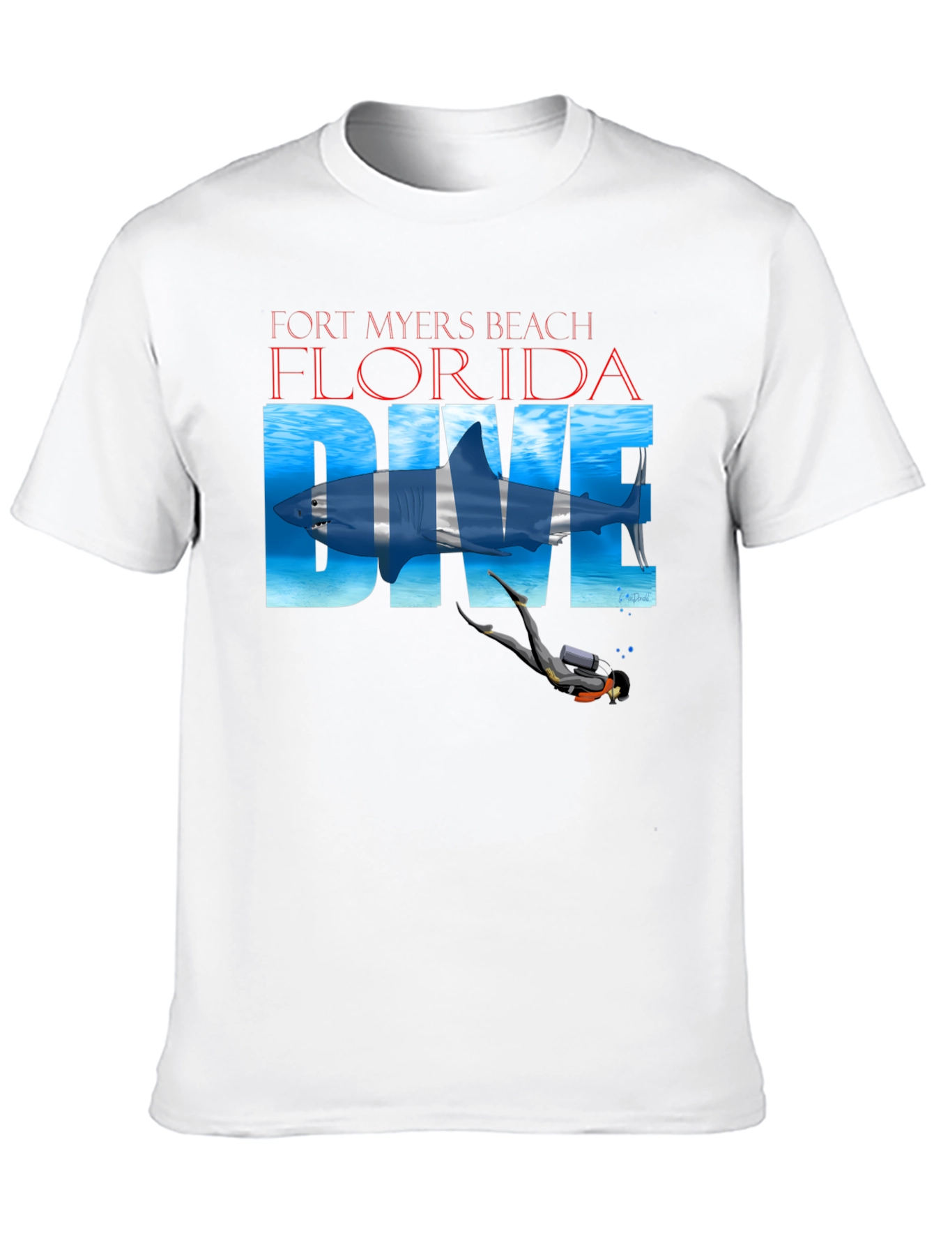 Fort Myers Beach Florida Dive T-Shirt