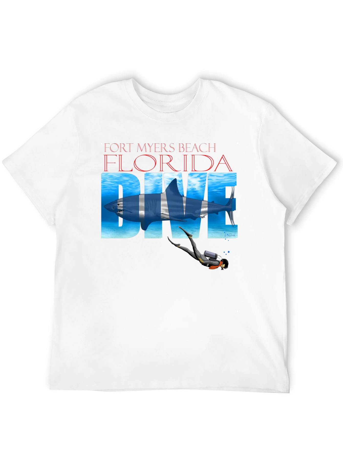 Fort Myers Beach Florida Dive T-Shirt