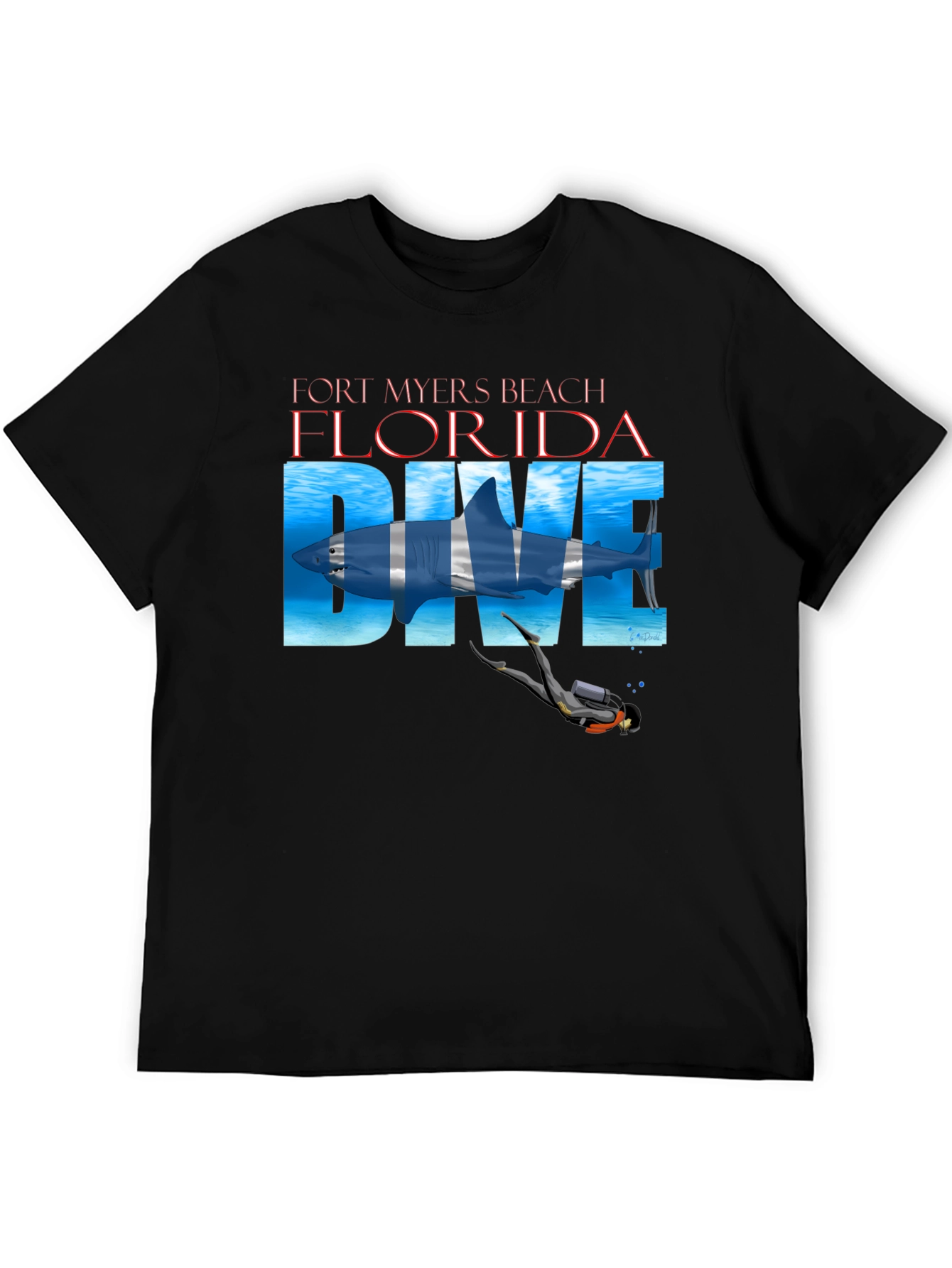 Fort Myers Beach Florida Dive T-Shirt