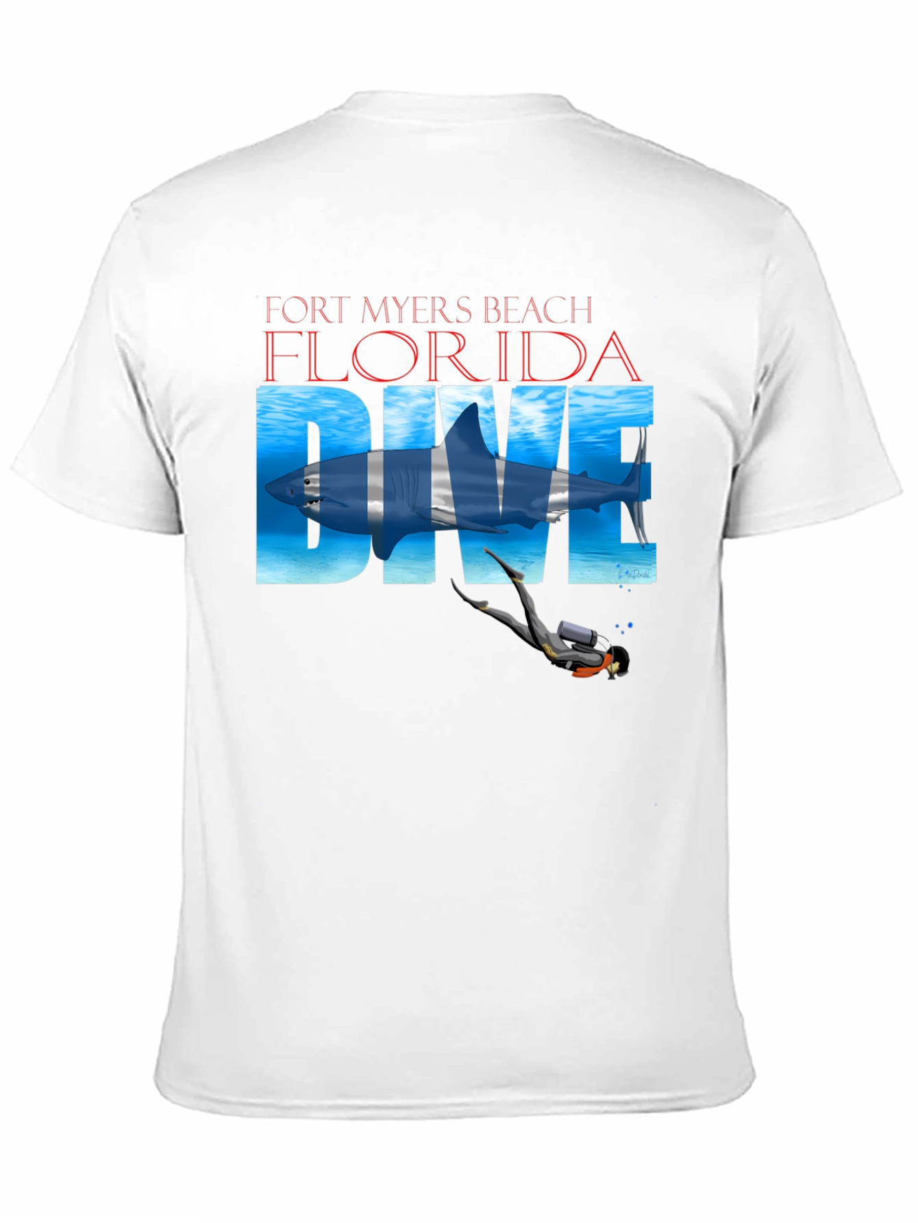 Fort Myers Beach Florida Dive T-Shirt