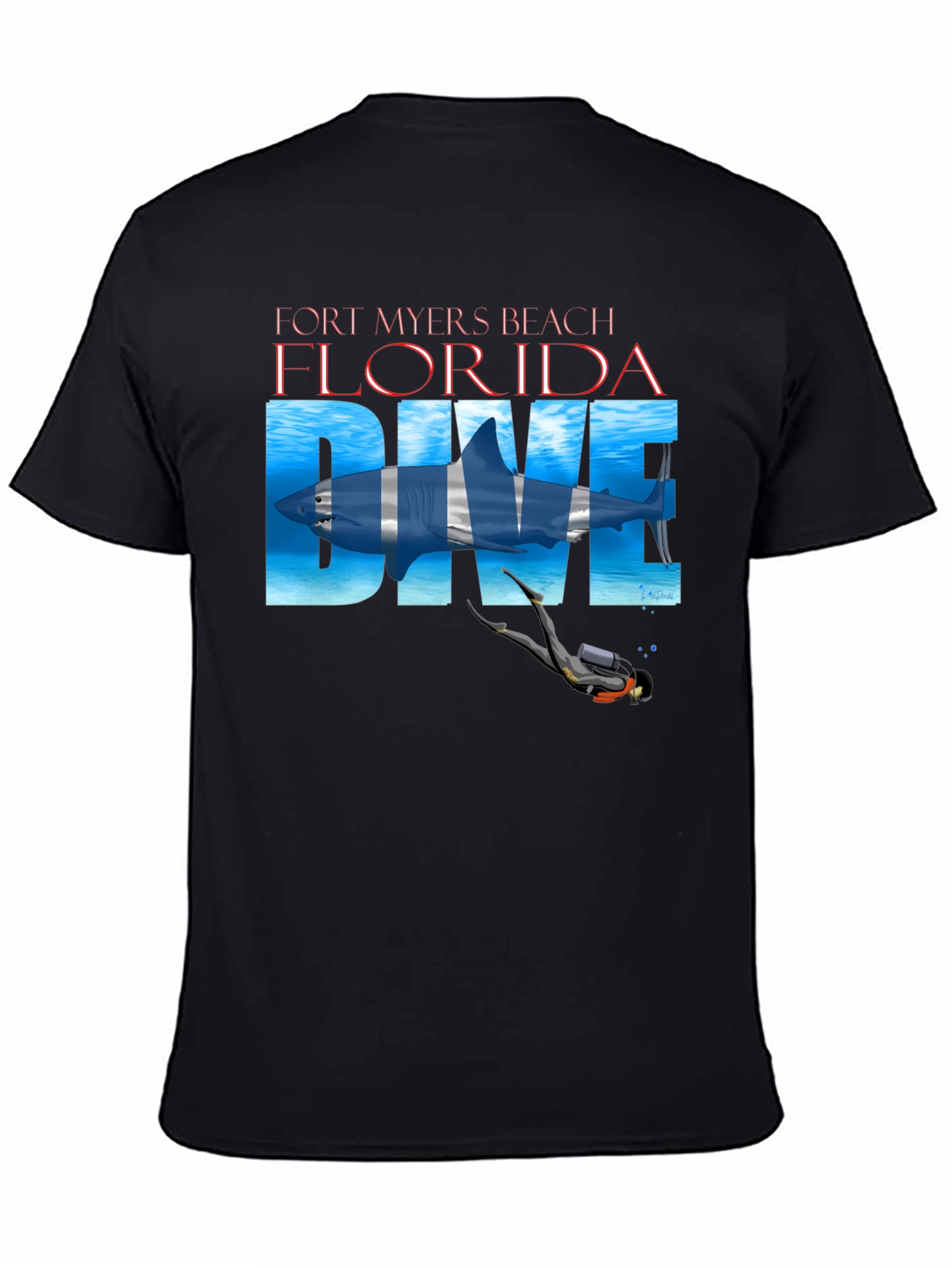 Fort Myers Beach Florida Dive T-Shirt