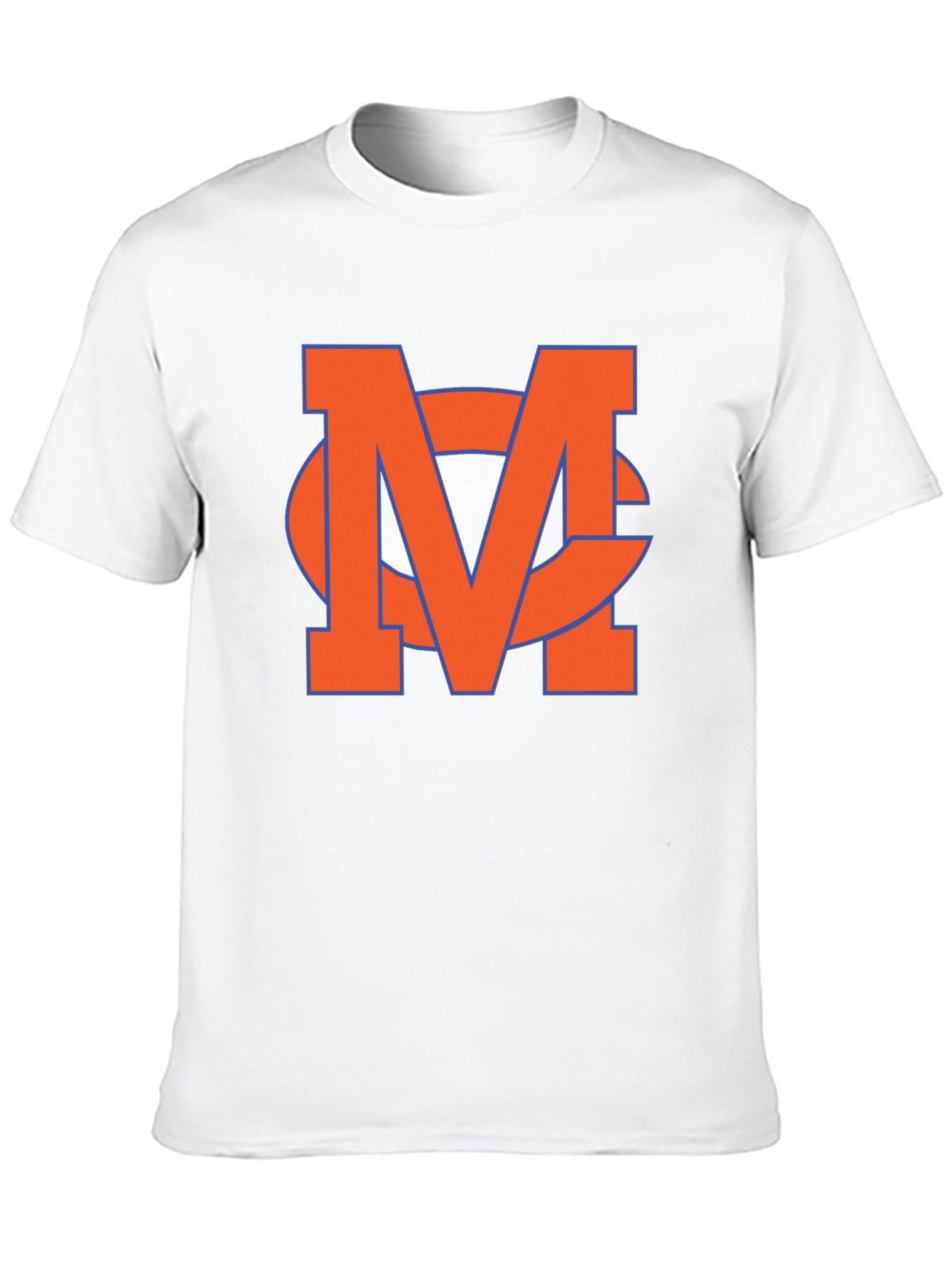 Orange MC Logo Black T-Shirt