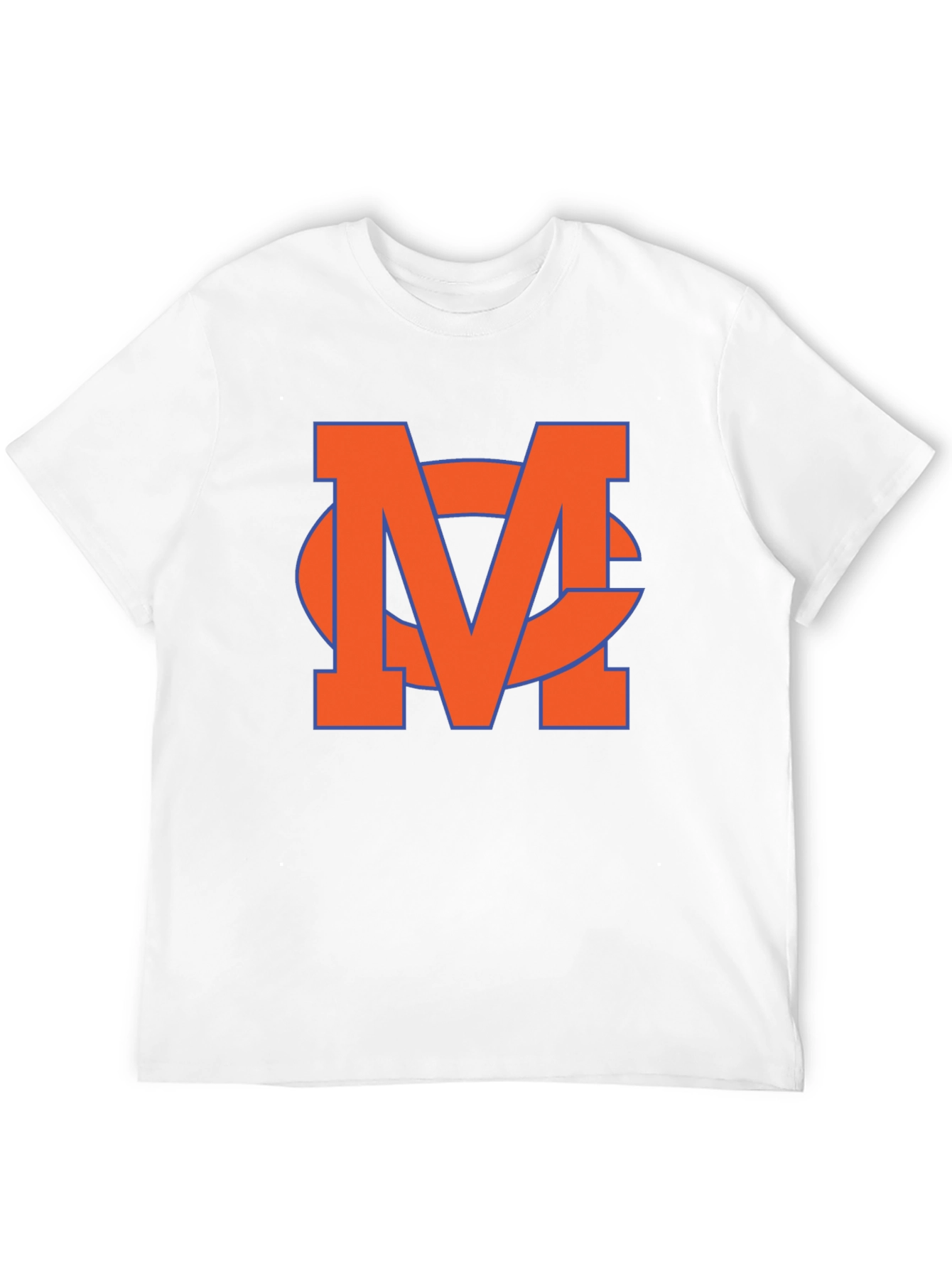 Orange MC Logo Black T-Shirt