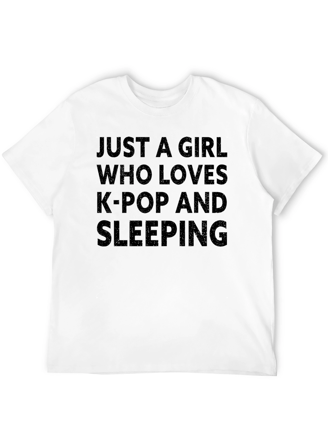 K-Pop and Sleeping Graphic Tee