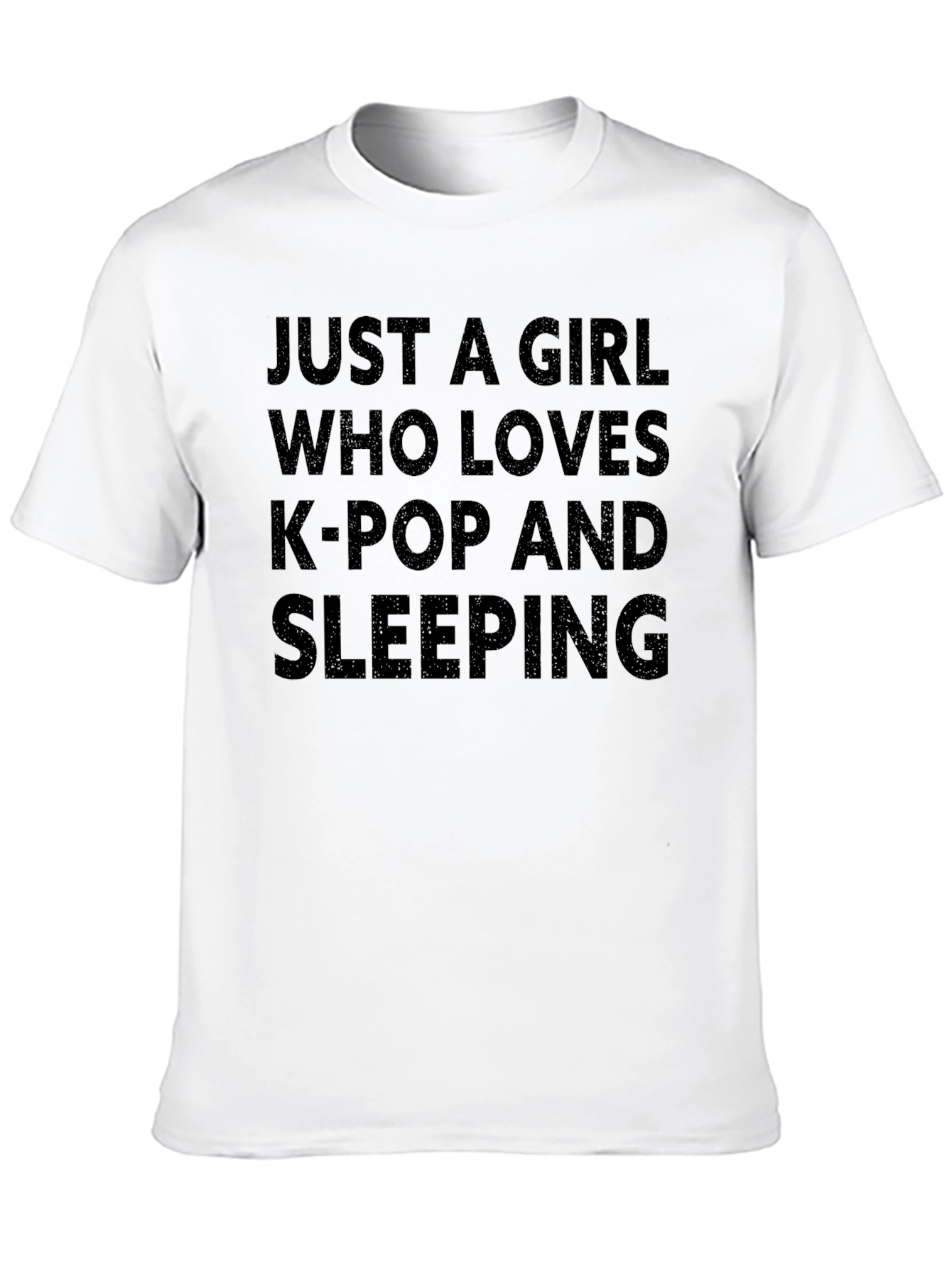 K-Pop and Sleeping Graphic Tee