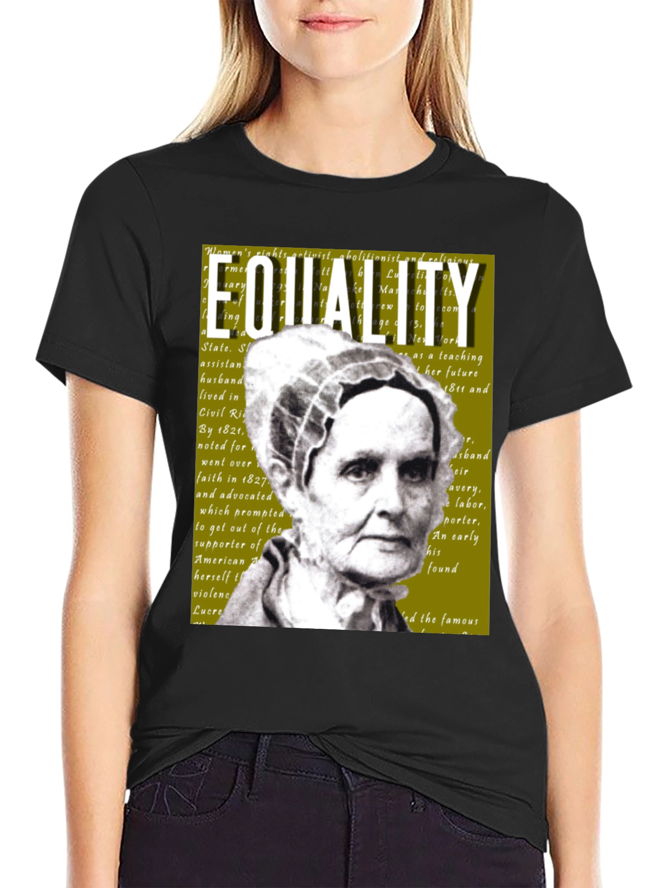 Equality T-Shirt Lucretia Mott Womens Rights Activist