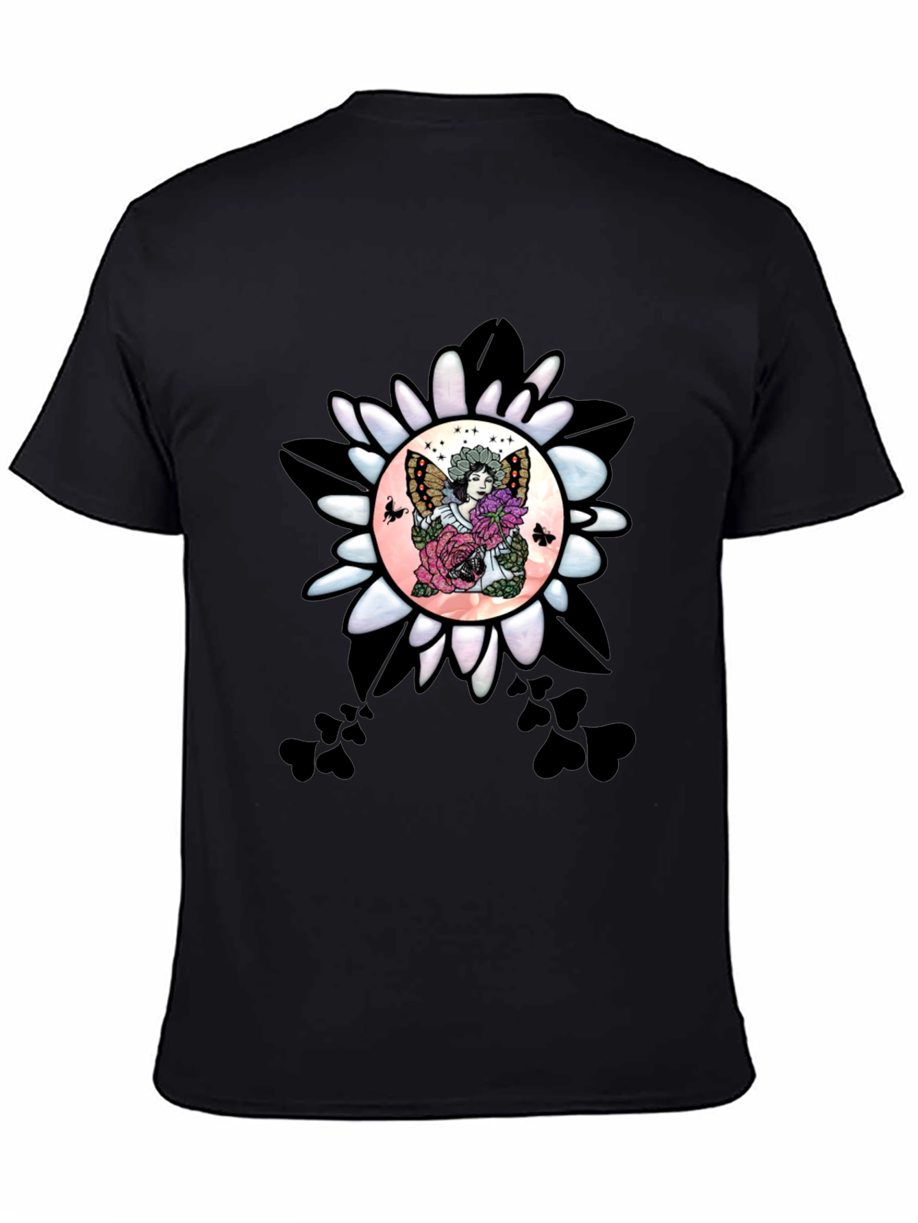 Floral Fairy Graphic T-Shirt - Unique Design