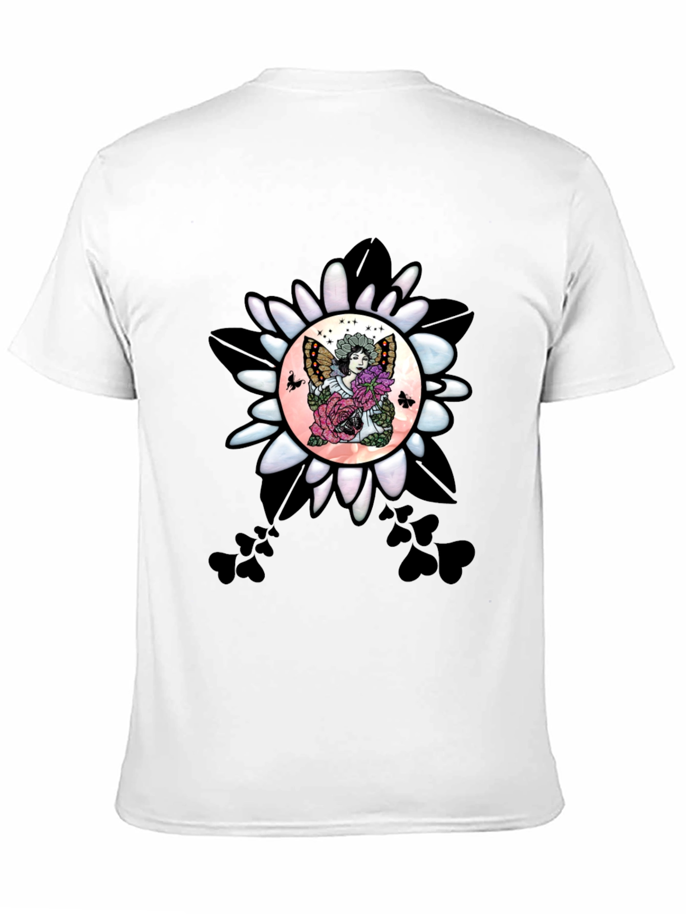 Floral Fairy Graphic T-Shirt - Unique Design