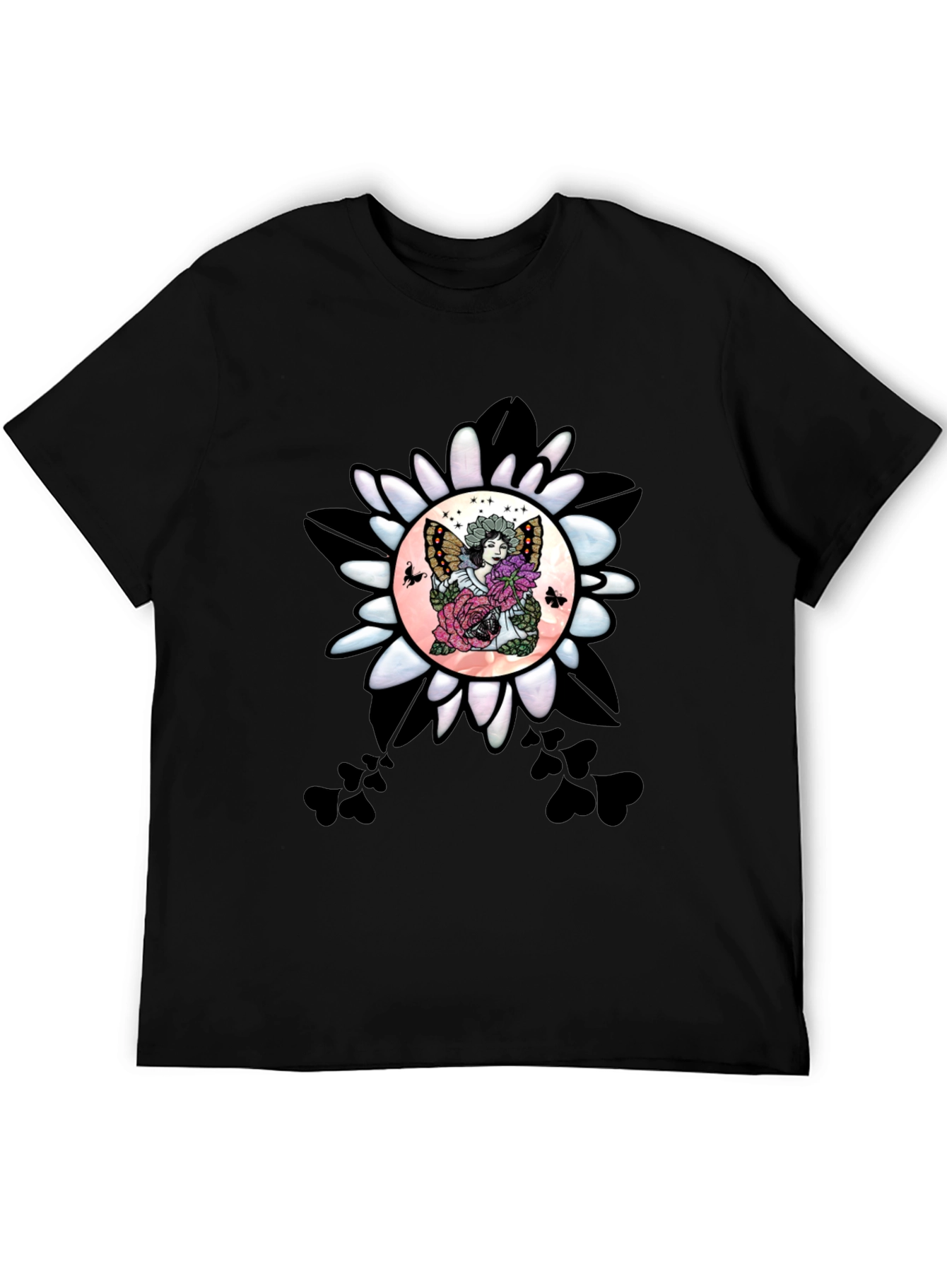 Floral Fairy Graphic T-Shirt - Unique Design