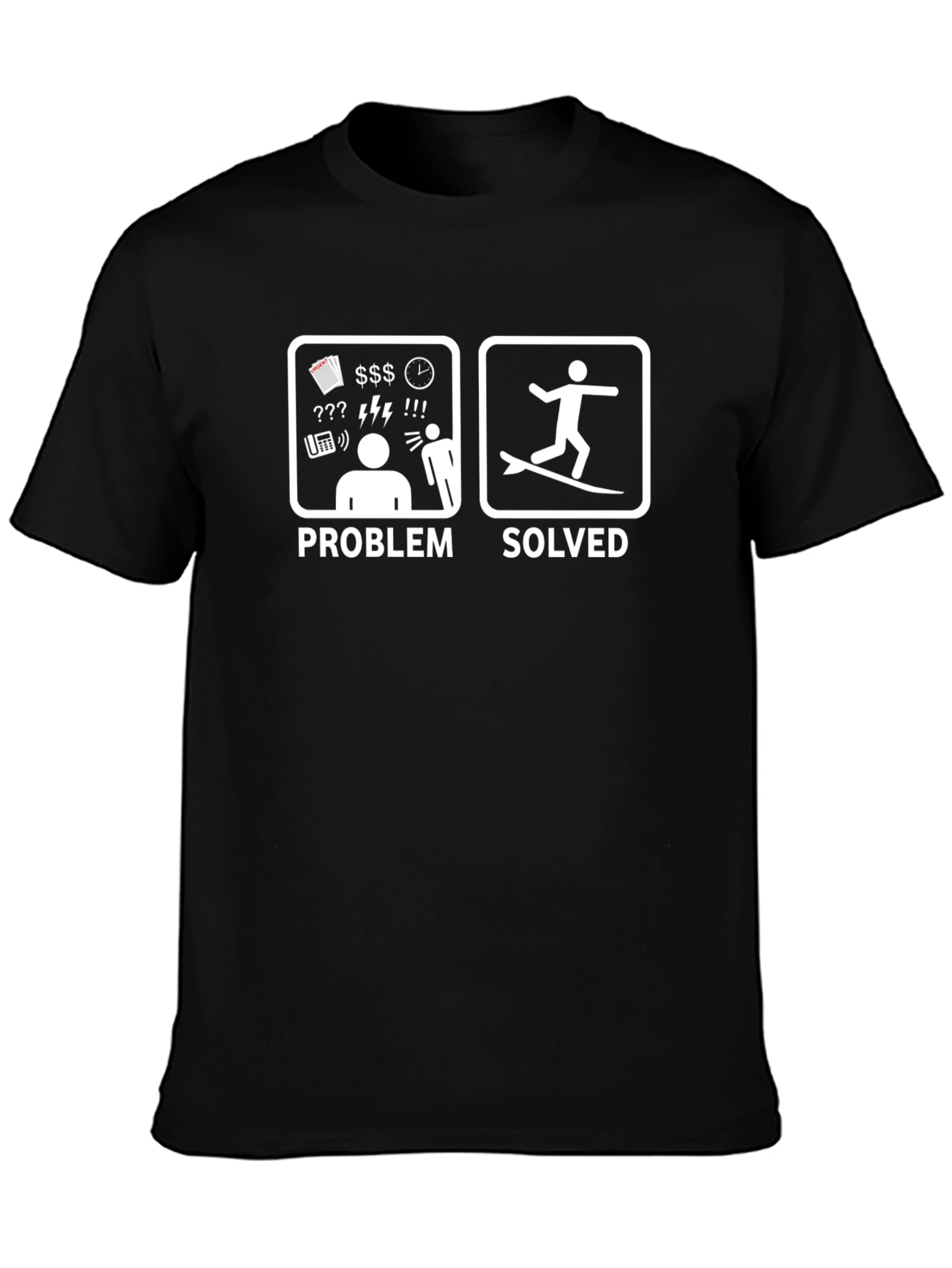 Problem Solved Surfing T-Shirt
