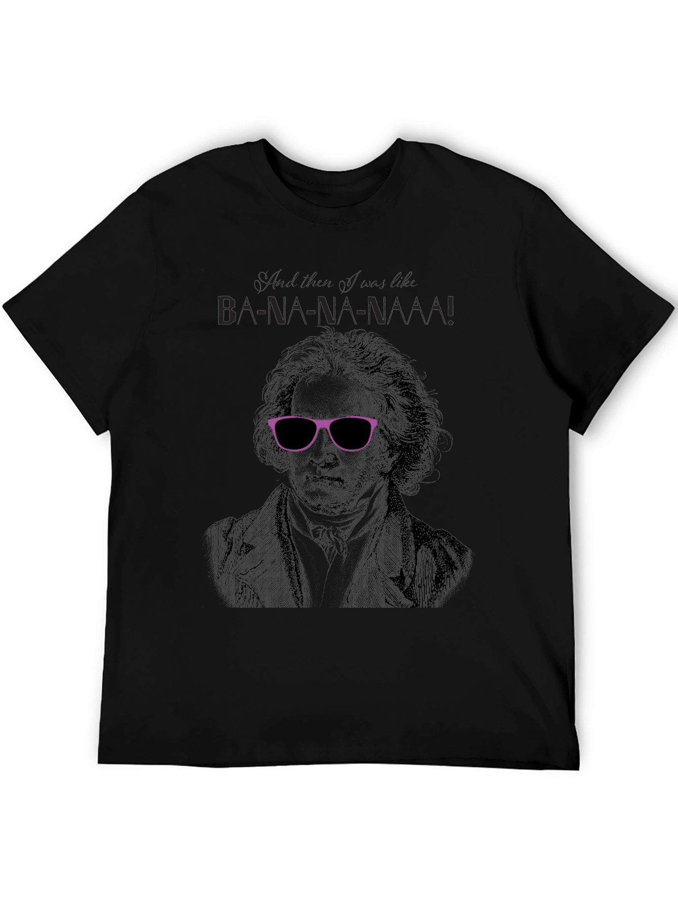 Beethoven Banana Sunglasses Graphic Tee