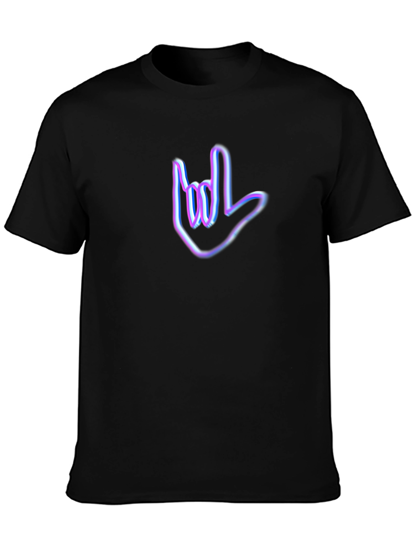 Neon Sign Language Graphic Tee