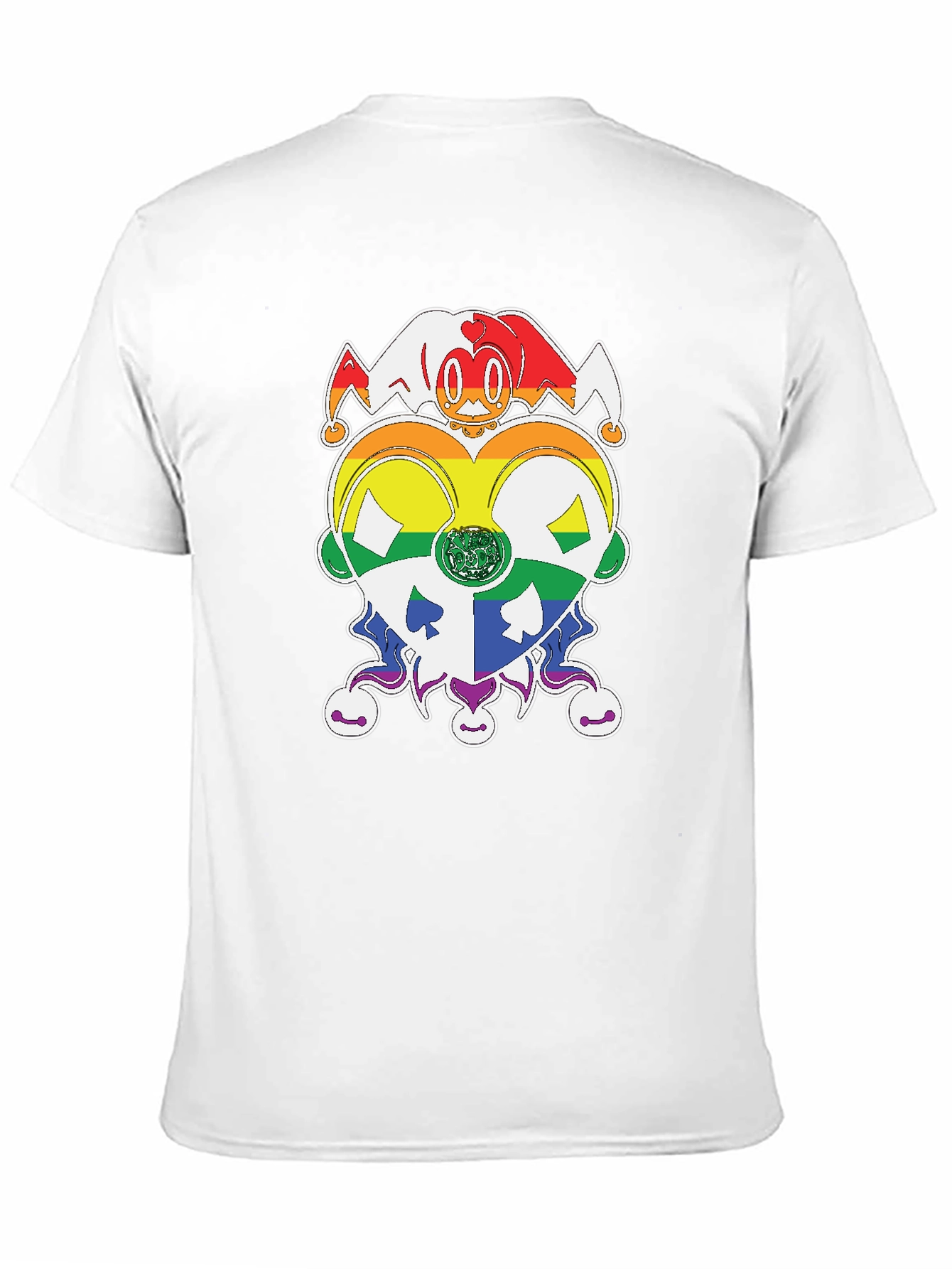 Rainbow Jester Pride Graphic T-Shirt