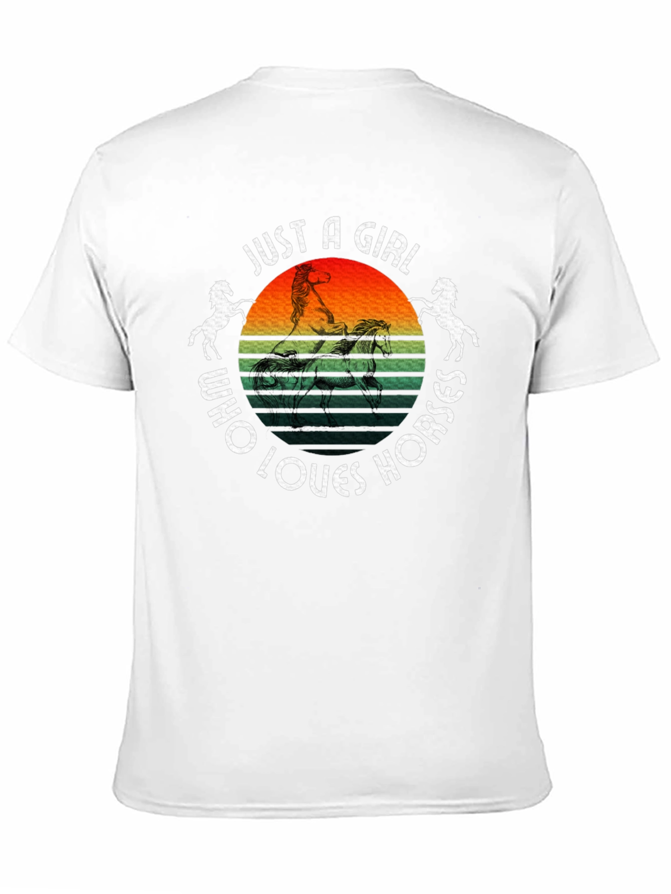 Just a Girl Who Loves Horses Graphic Tee