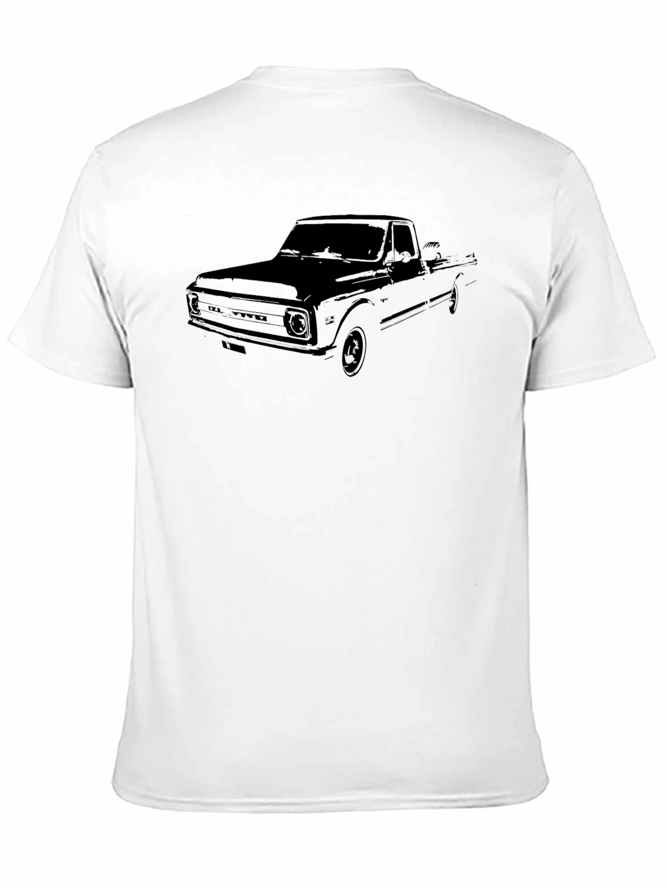 Classic Truck Graphic Tee - Black Cotton