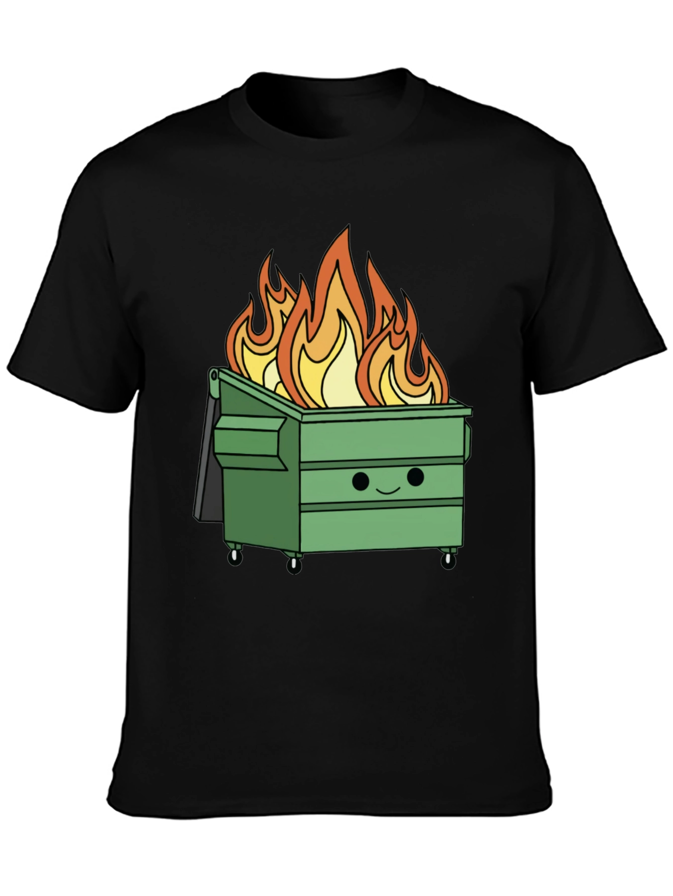 Dumpster Fire T-Shirt - Funny Graphic Tee