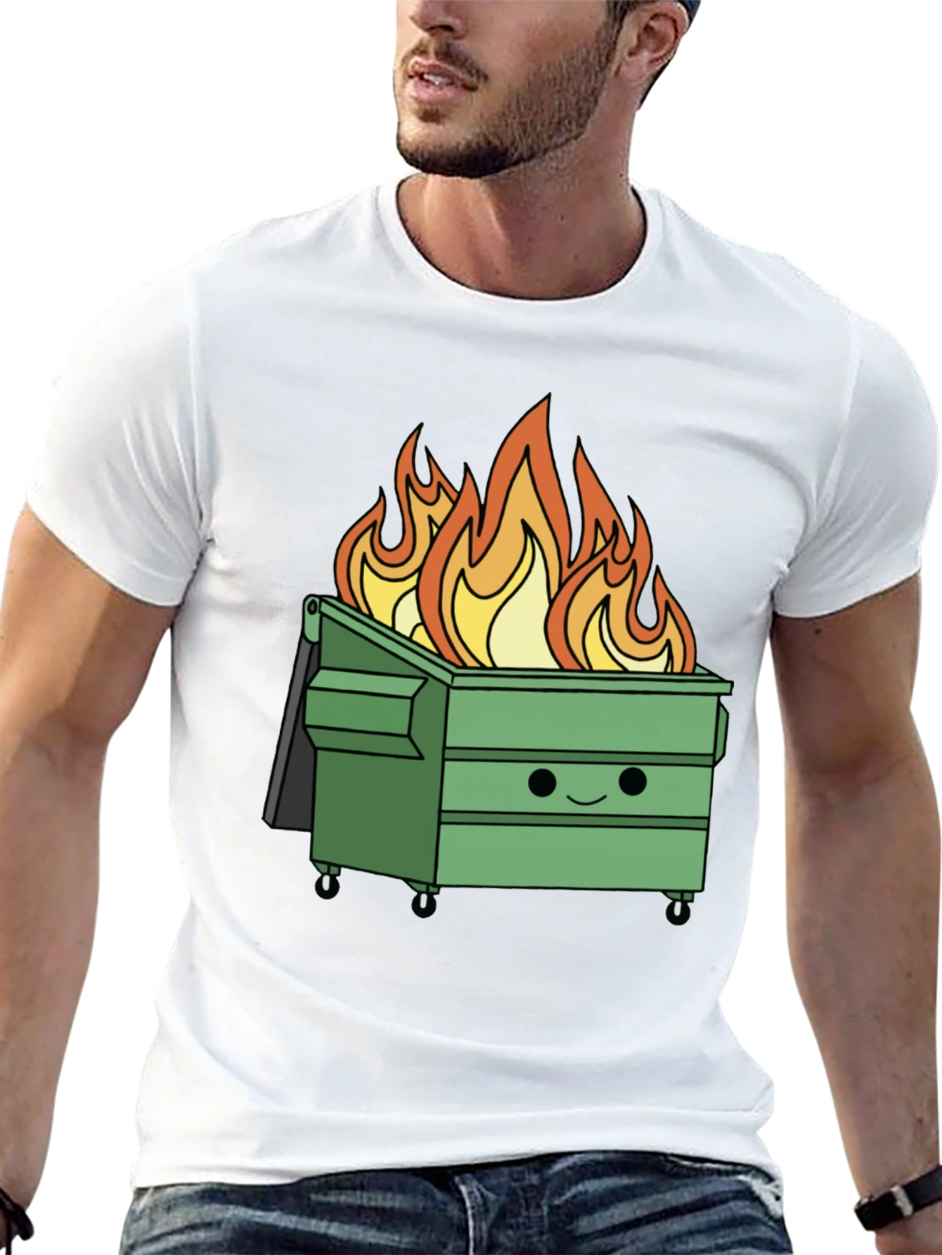 Dumpster Fire T-Shirt - Funny Graphic Tee