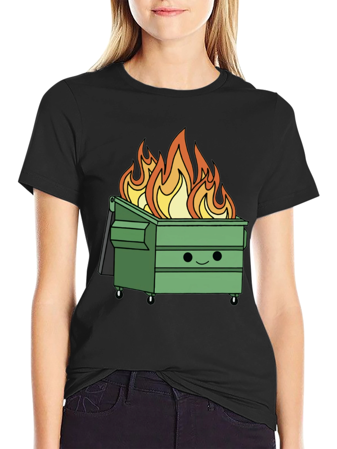 Dumpster Fire T-Shirt - Funny Graphic Tee