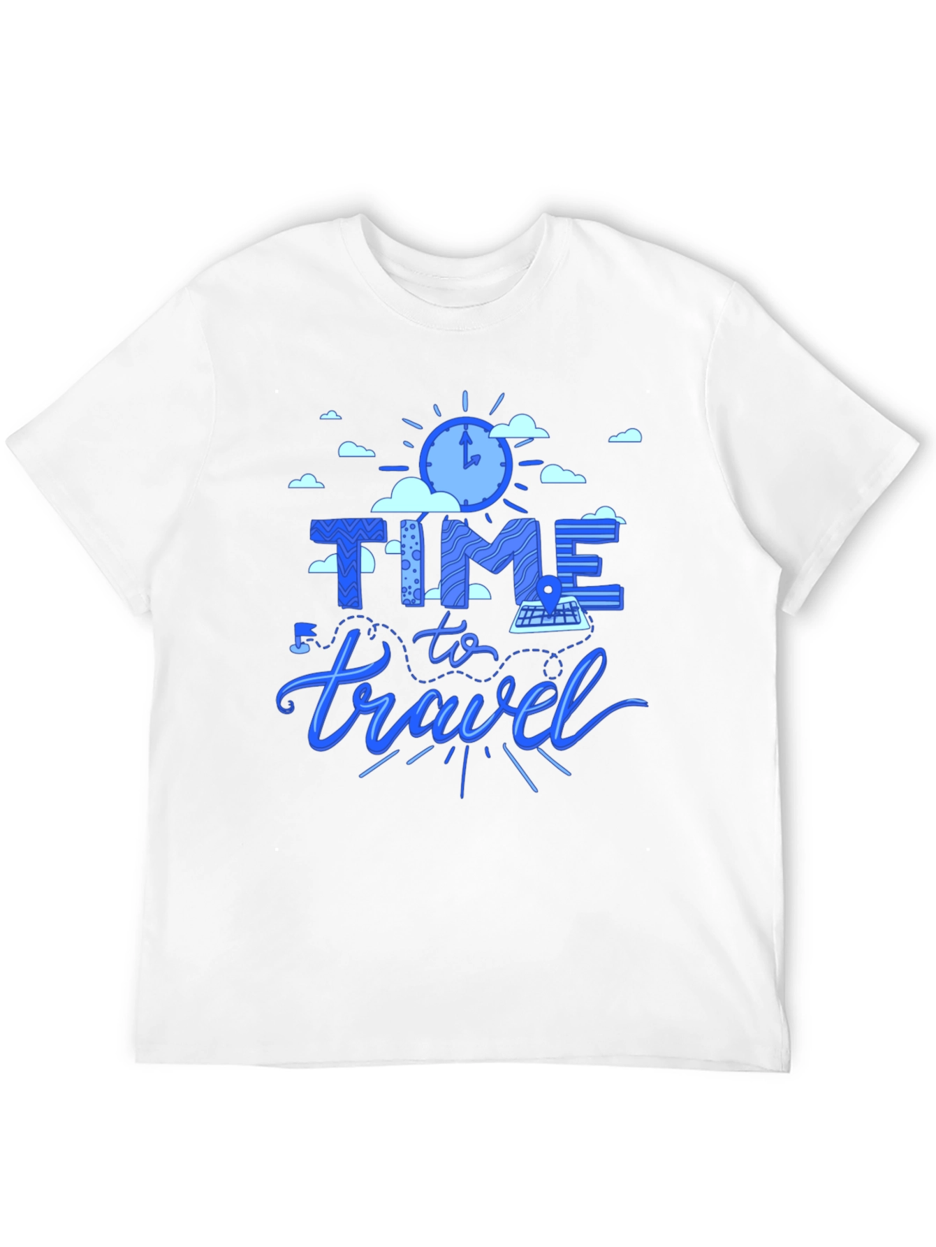 Time to Travel Graphic Tee - Black