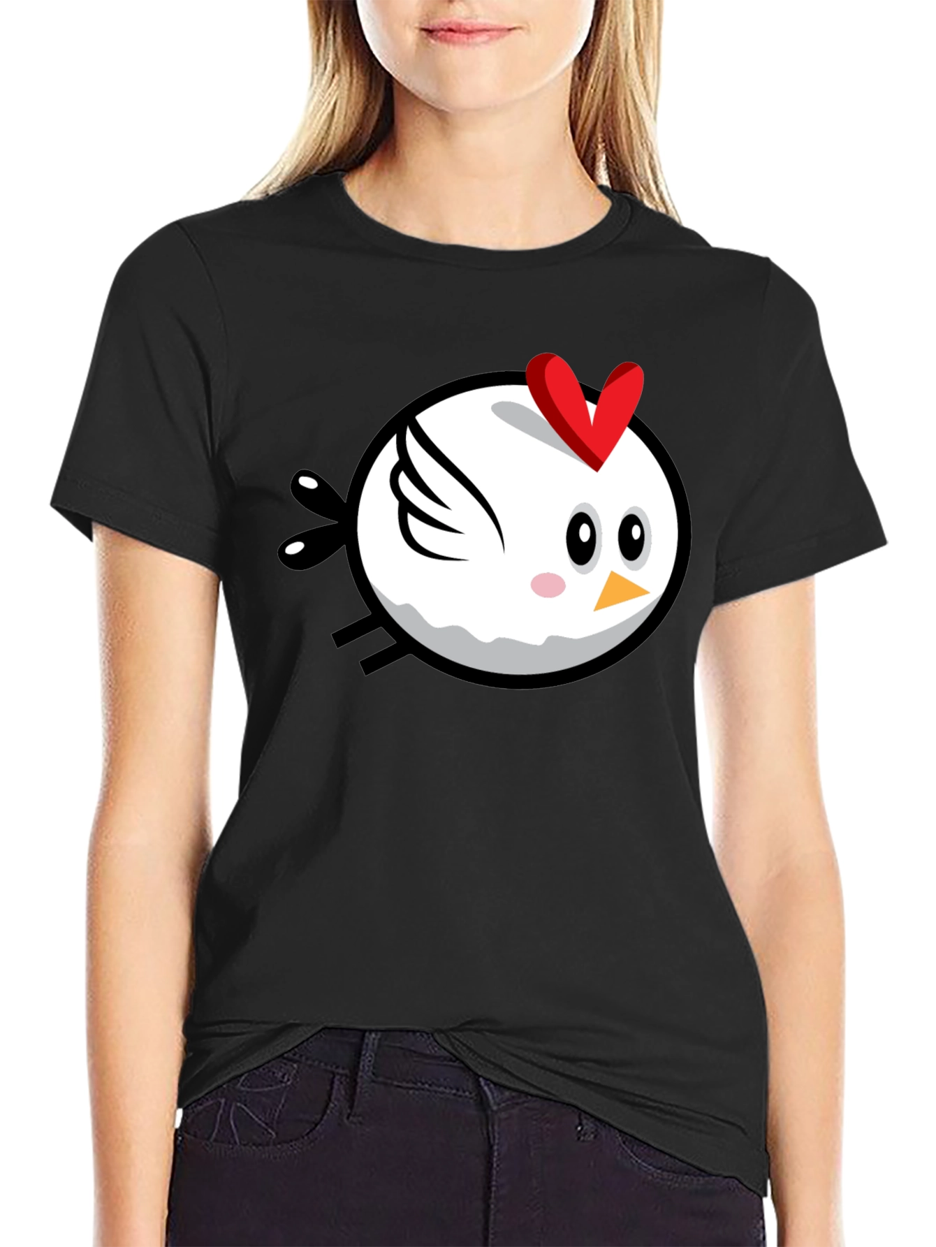 Cute Cartoon Chicken T-Shirt
