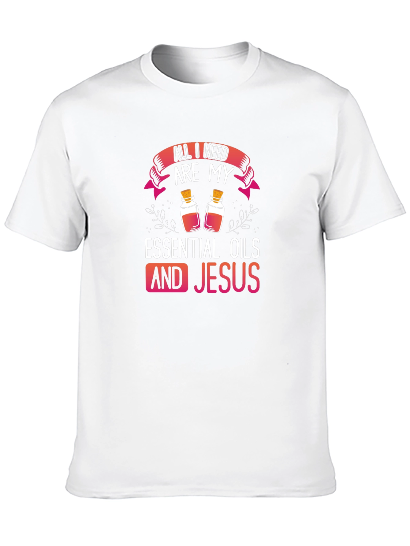 Essential Oils and Jesus Graphic T-Shirt