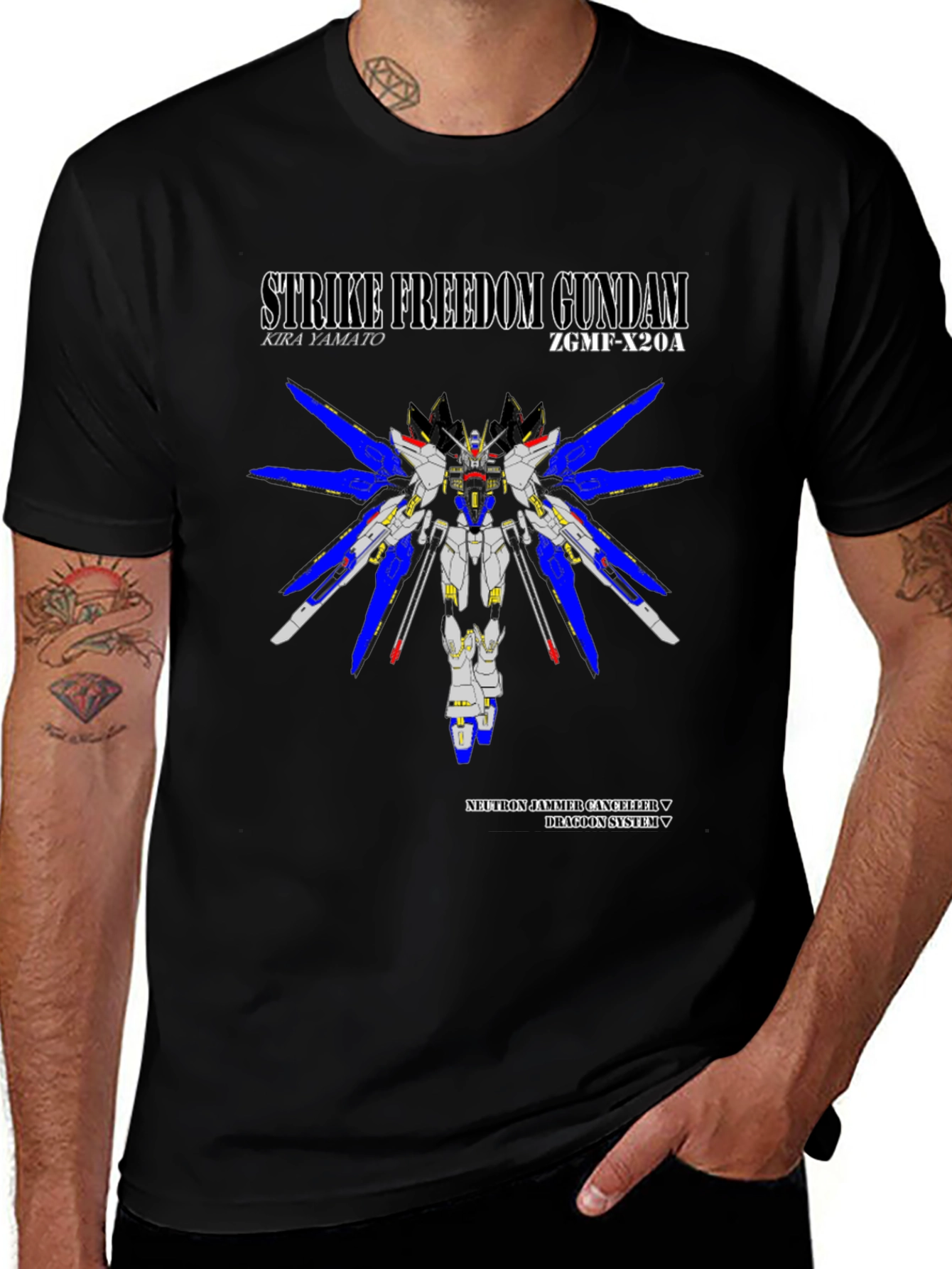 Strike Freedom Gundam Graphic T-Shirt
