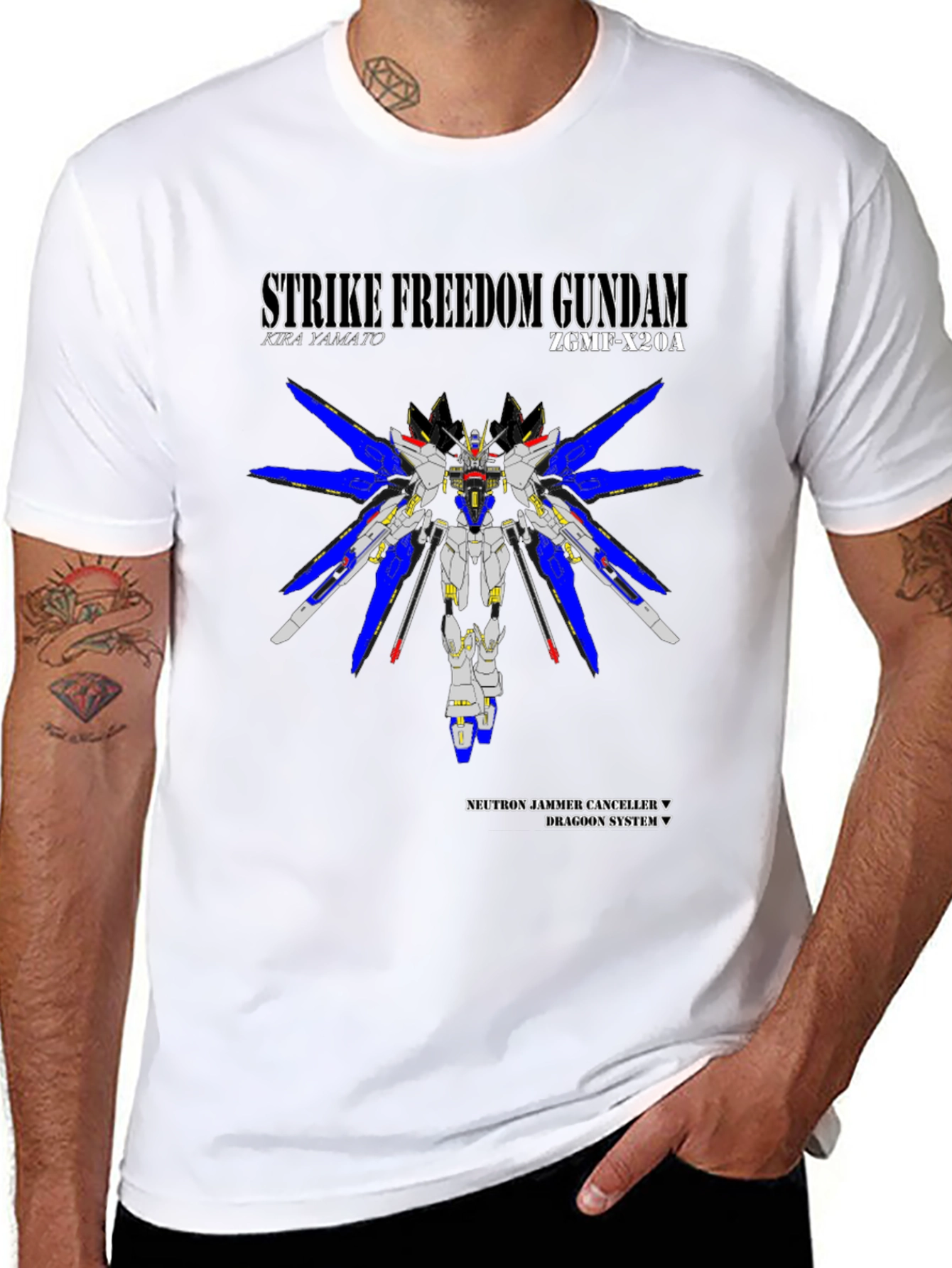 Strike Freedom Gundam Graphic T-Shirt