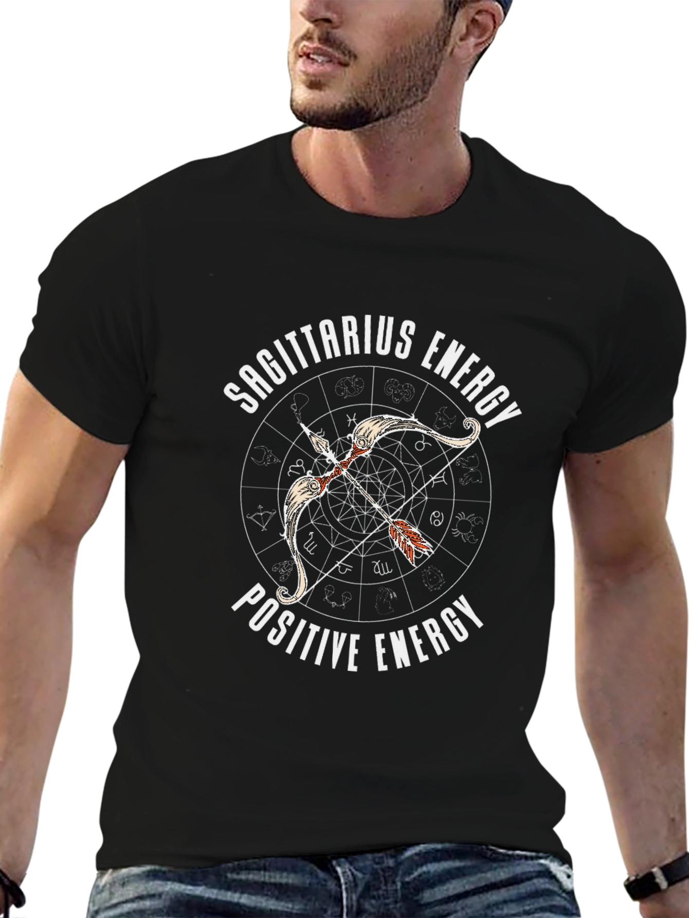 Sagittarius Energy T-Shirt - Positive Zodiac Tee