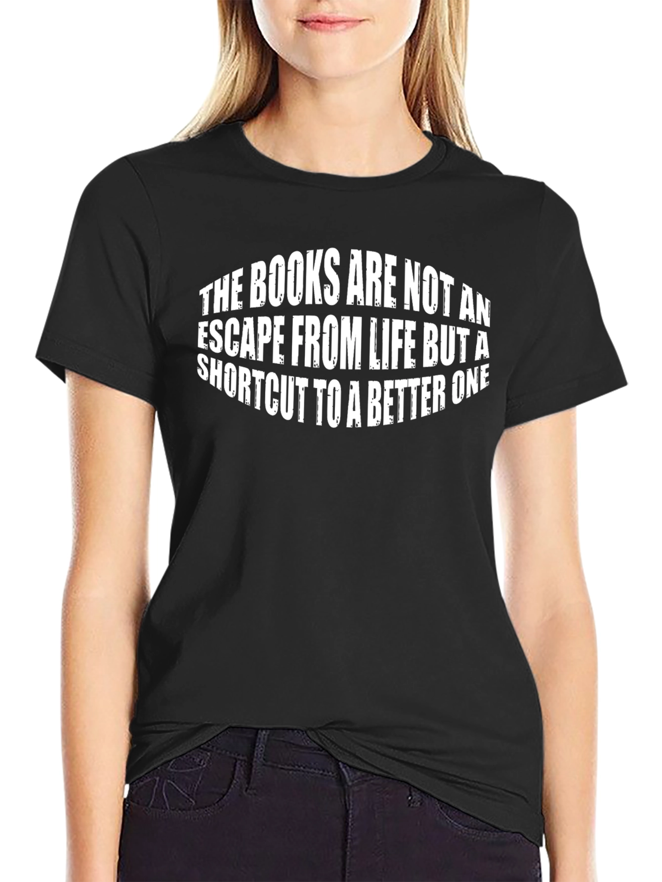 Book Lover T-Shirt: Shortcut to a Better Life