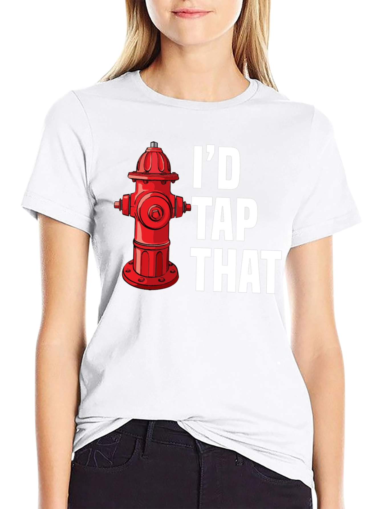 Id Tap That Funny Fire Hydrant Graphic Tee