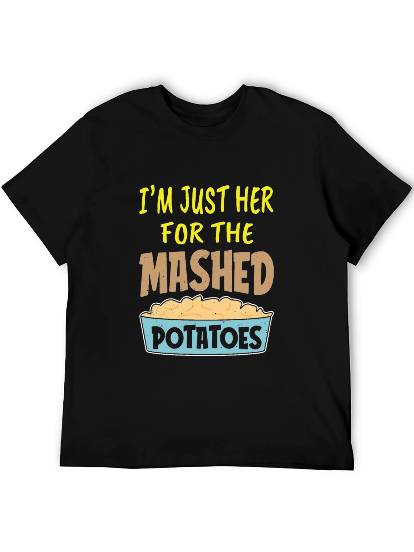 Mashed Potatoes Graphic T-Shirt Foodie Tee