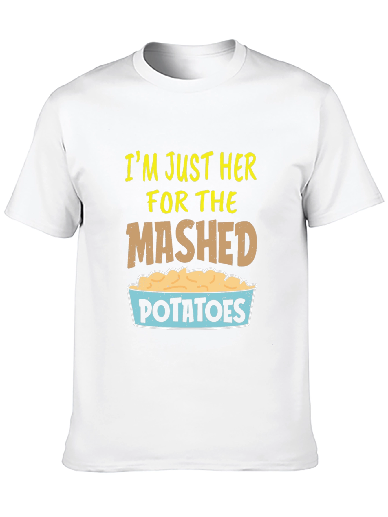Mashed Potatoes Graphic T-Shirt Foodie Tee