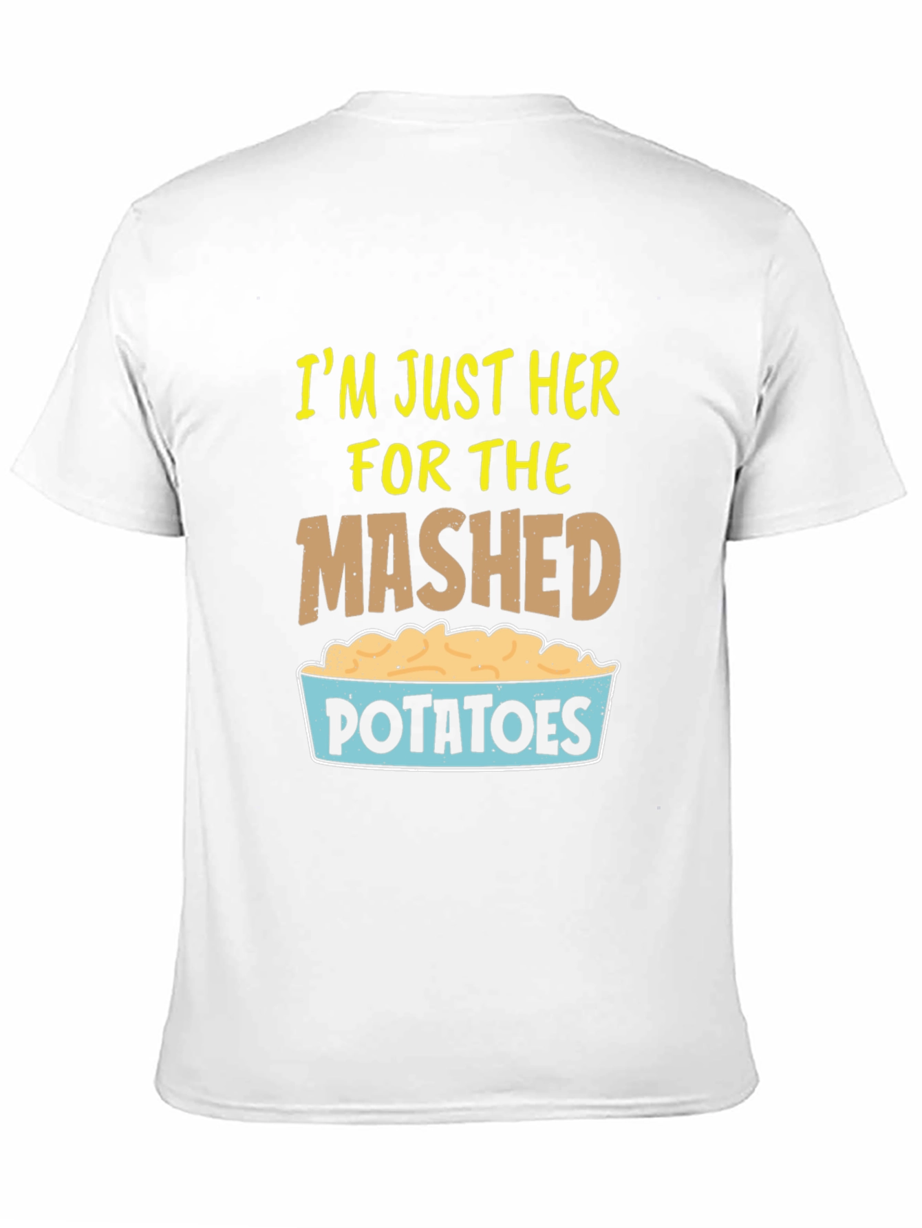 Mashed Potatoes Graphic T-Shirt Foodie Tee